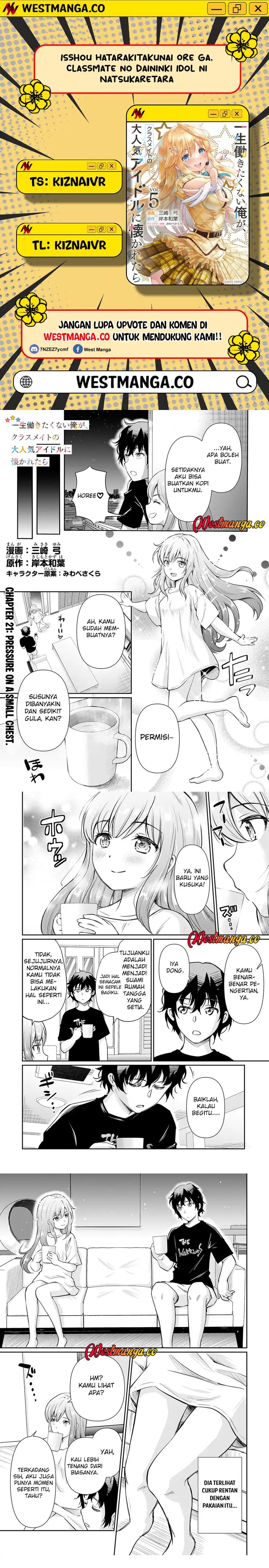 Isshou Hatarakitakunai Ore ga Classmate no Daininki Idol ni Natsukaretara Chapter 0 - Page 1