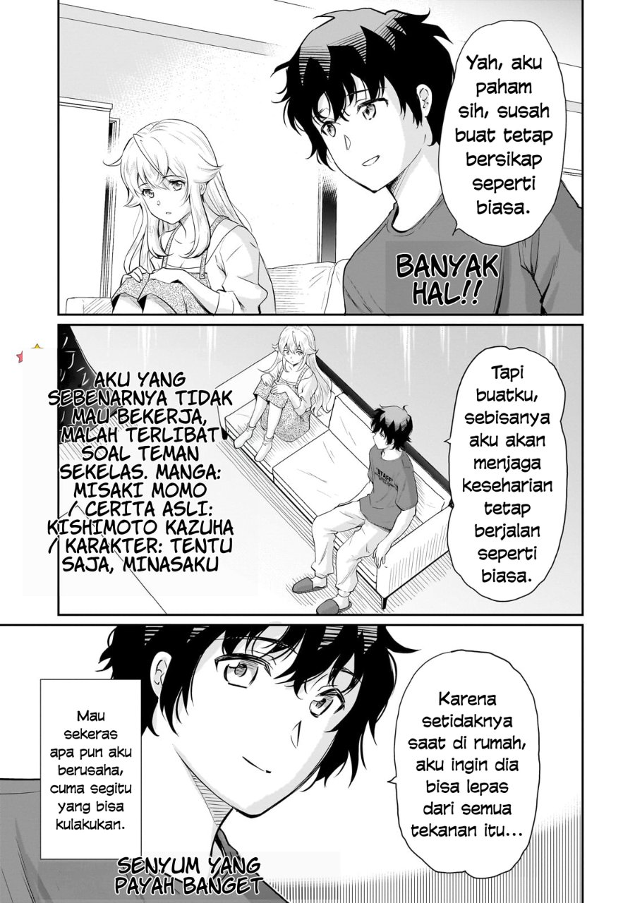 Baca Isshou Hatarakitakunai Ore ga Classmate no Daininki Idol ni Natsukaretara - Chapter 24 halaman 2