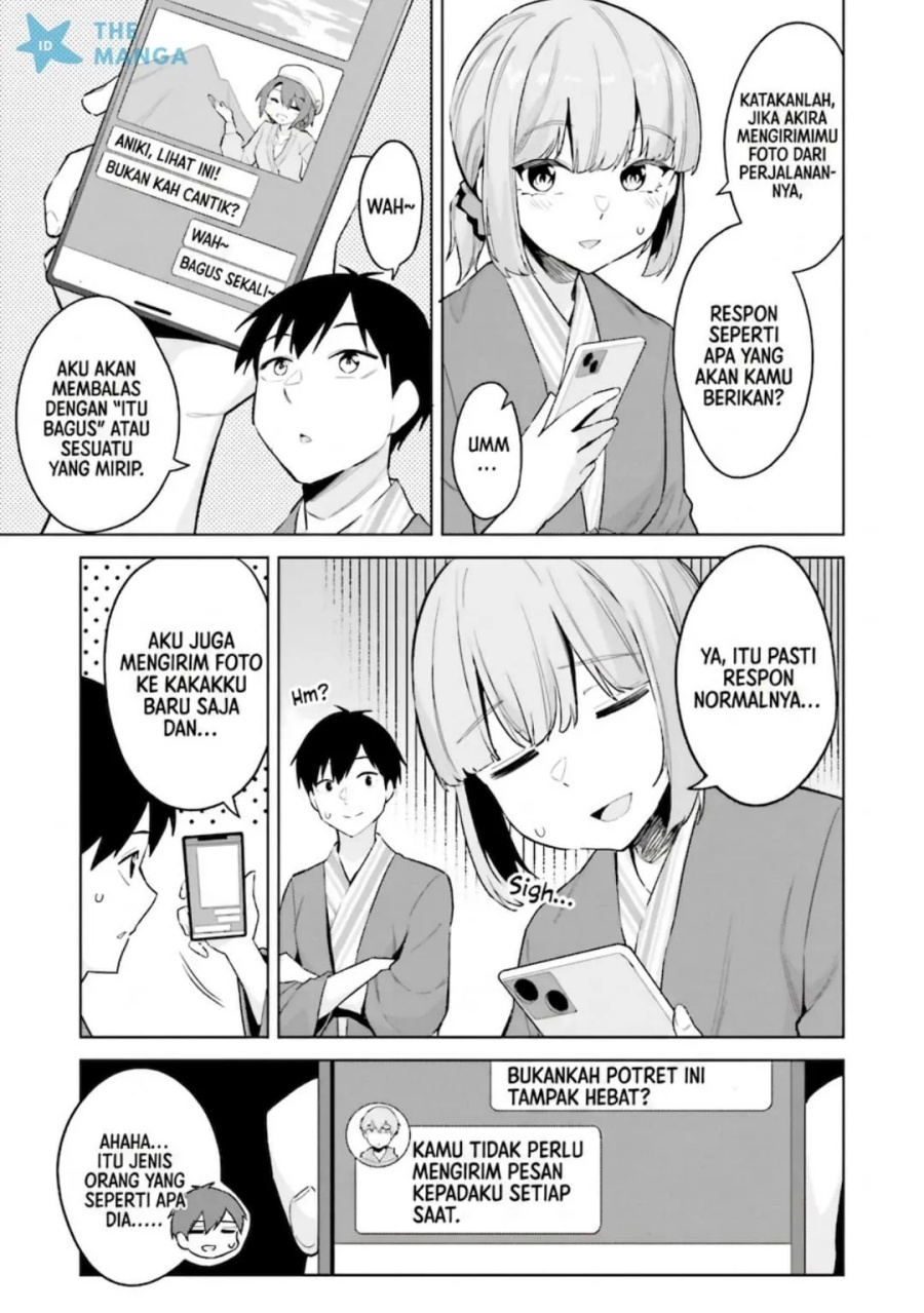 Baca Jitsu wa Gimai (Imouto) deshita. ~Saikin de Kitagiri no Otouto no Kyorikan ga Yatara Chikaiwake~ - Chapter 23 halaman 4