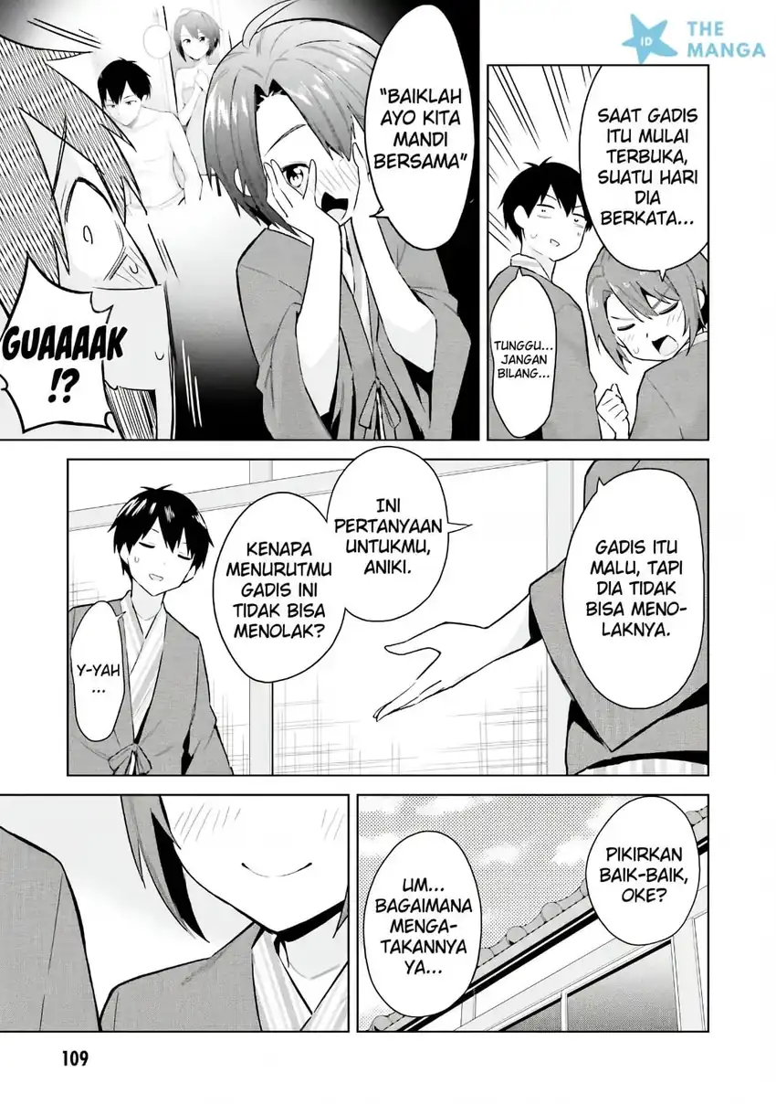 Baca Jitsu wa Gimai (Imouto) deshita. ~Saikin de Kitagiri no Otouto no Kyorikan ga Yatara Chikaiwake~ - Chapter 24 halaman 12