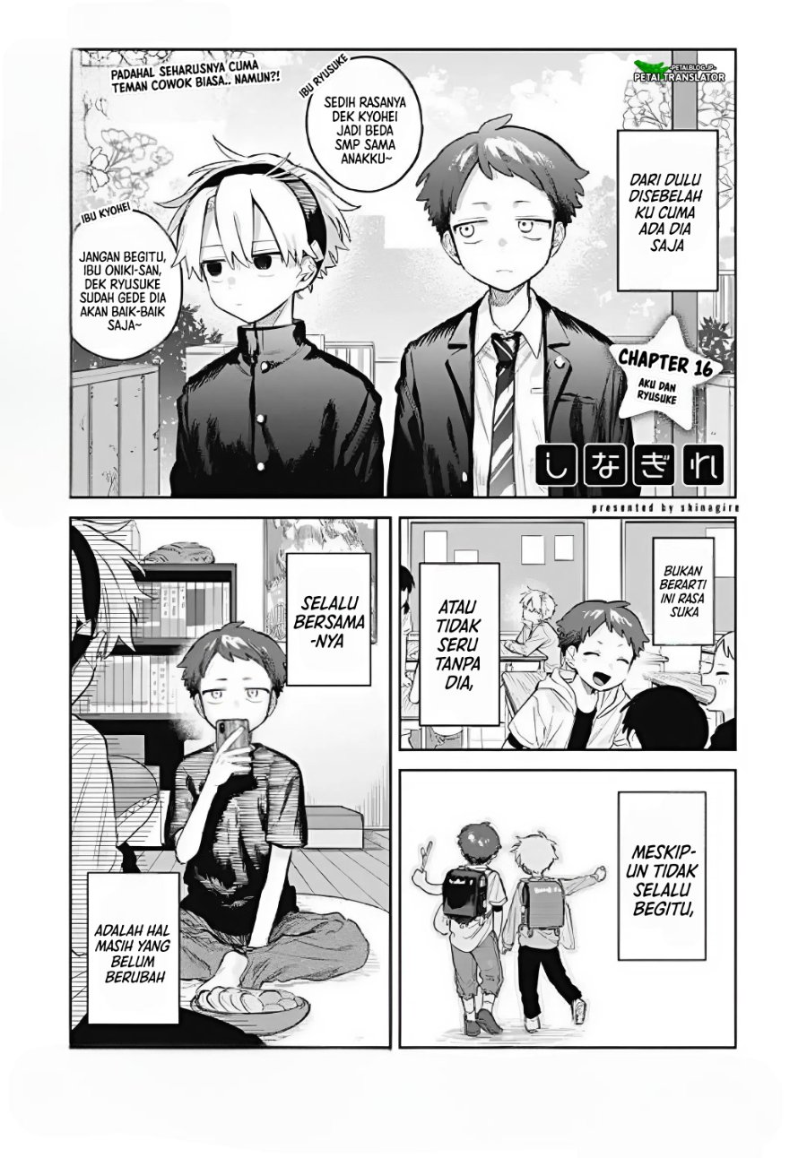 Baca Josou Danshi wa Skirt o Nugitai! - Chapter 16 halaman 1