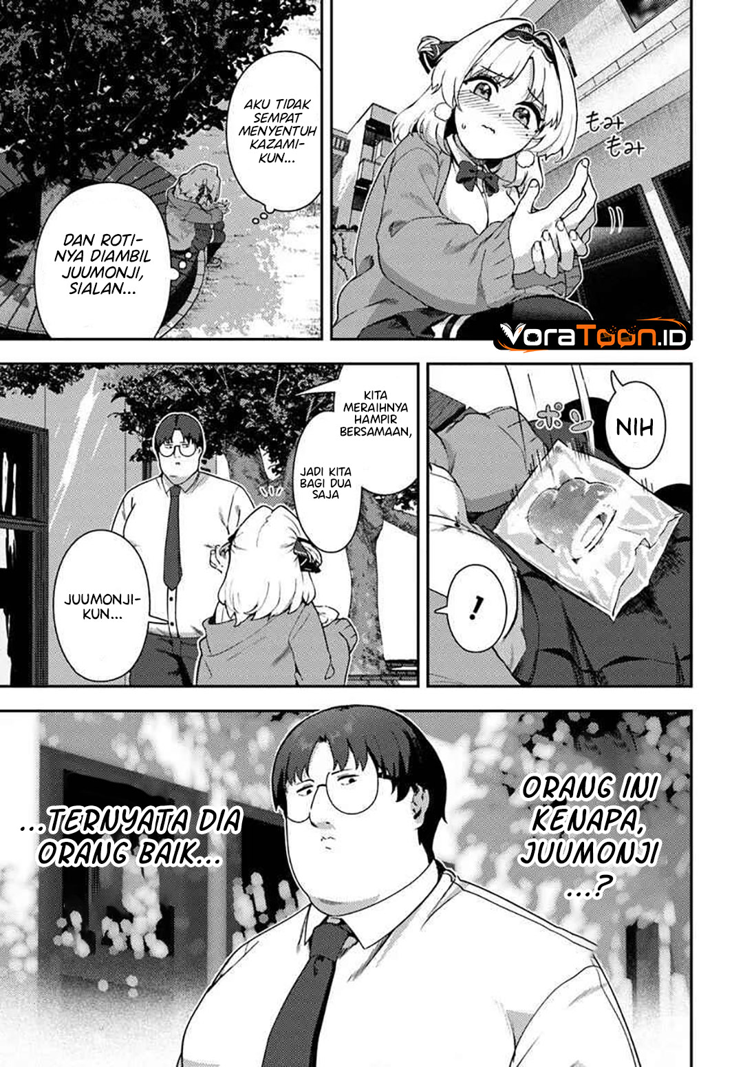 Baca Juumonji-kun Shika Mienai!! Chapter 1 Bahasa Indonesia page 54