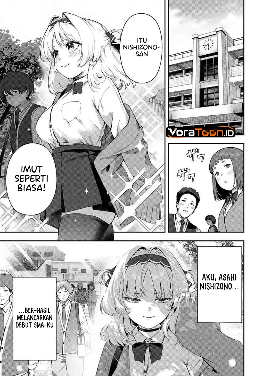 Baca Juumonji-kun Shika Mienai!! Chapter 1 Bahasa Indonesia page 14