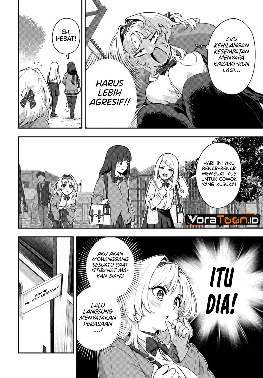 Baca Juumonji-kun Shika Mienai!! Chapter 2 Bahasa Indonesia page 14