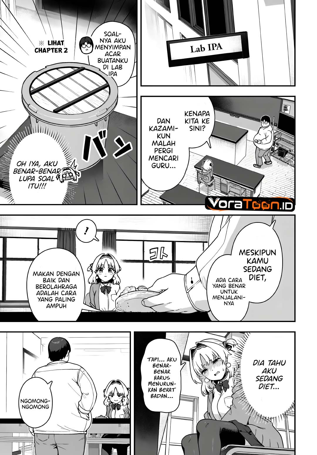 Baca Juumonji-kun Shika Mienai!! Chapter 4 Bahasa Indonesia page 40