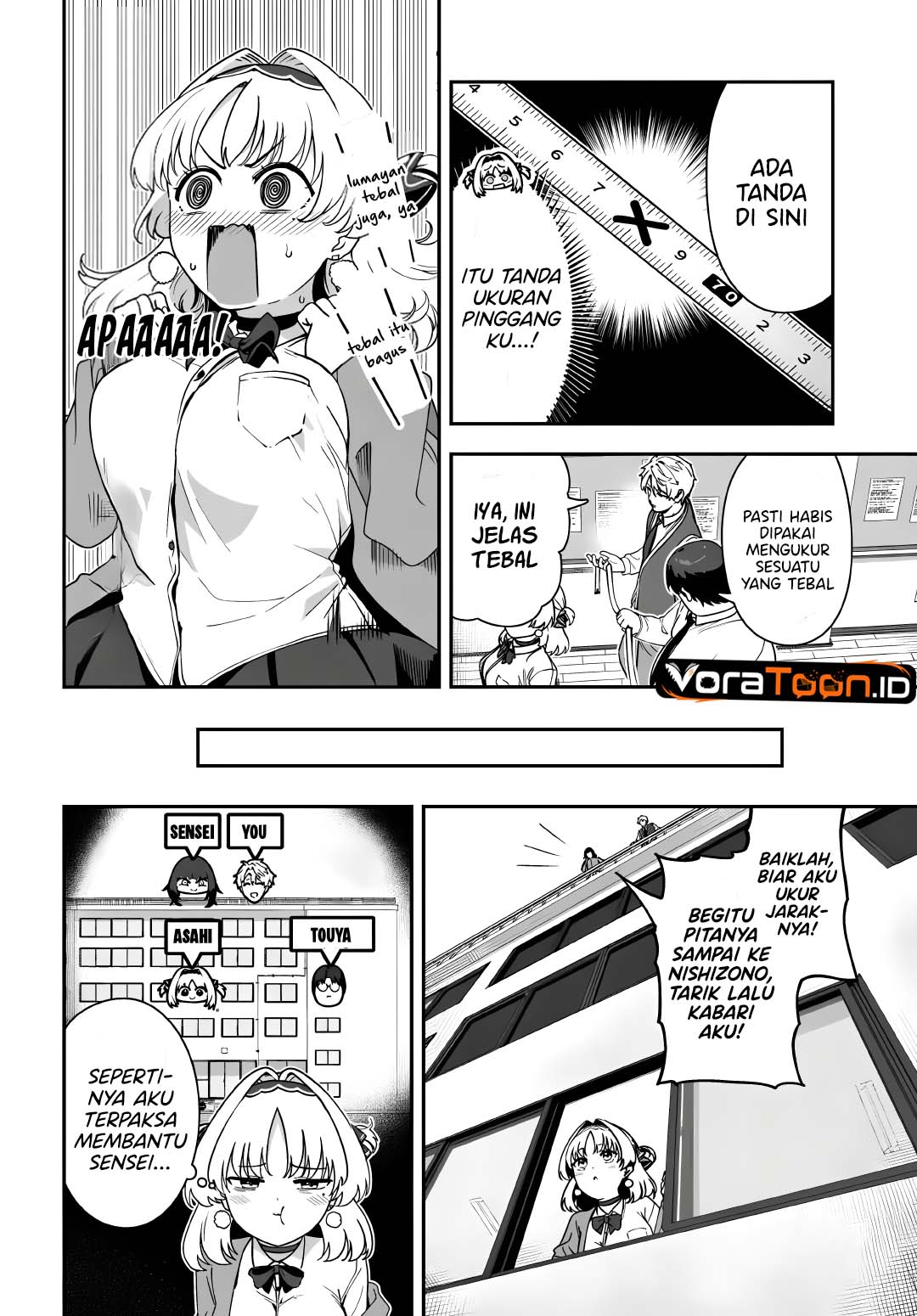 Baca Juumonji-kun Shika Mienai!! Chapter 4 Bahasa Indonesia page 22