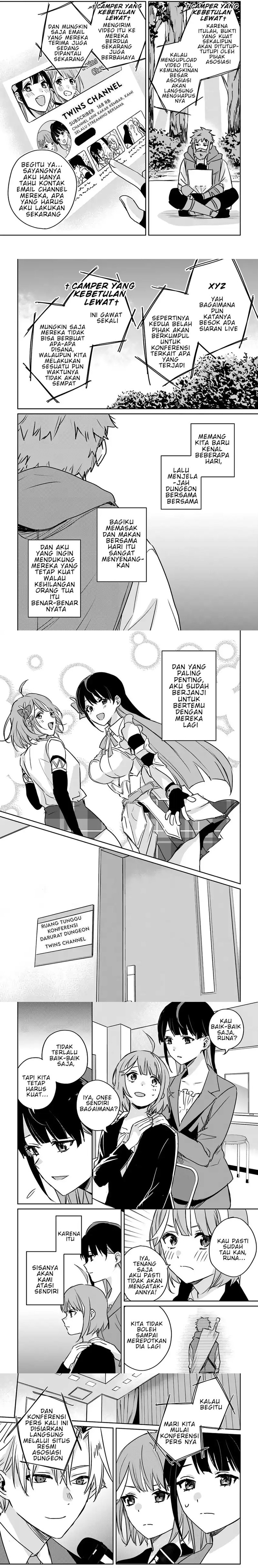 Baca Juusho Futei Camper wa Dungeon de Nonbiri to Kurashitai ~Kiken na Shinsou Monster mo Ore ni Totte wa Shokuzai desu~ - Chapter 3 halaman 3