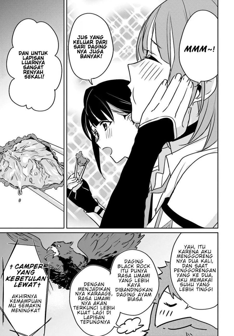 Baca Juusho Futei Camper wa Dungeon de Nonbiri to Kurashitai ~Kiken na Shinsou Monster mo Ore ni Totte wa Shokuzai desu~ - Chapter 4 halaman 36