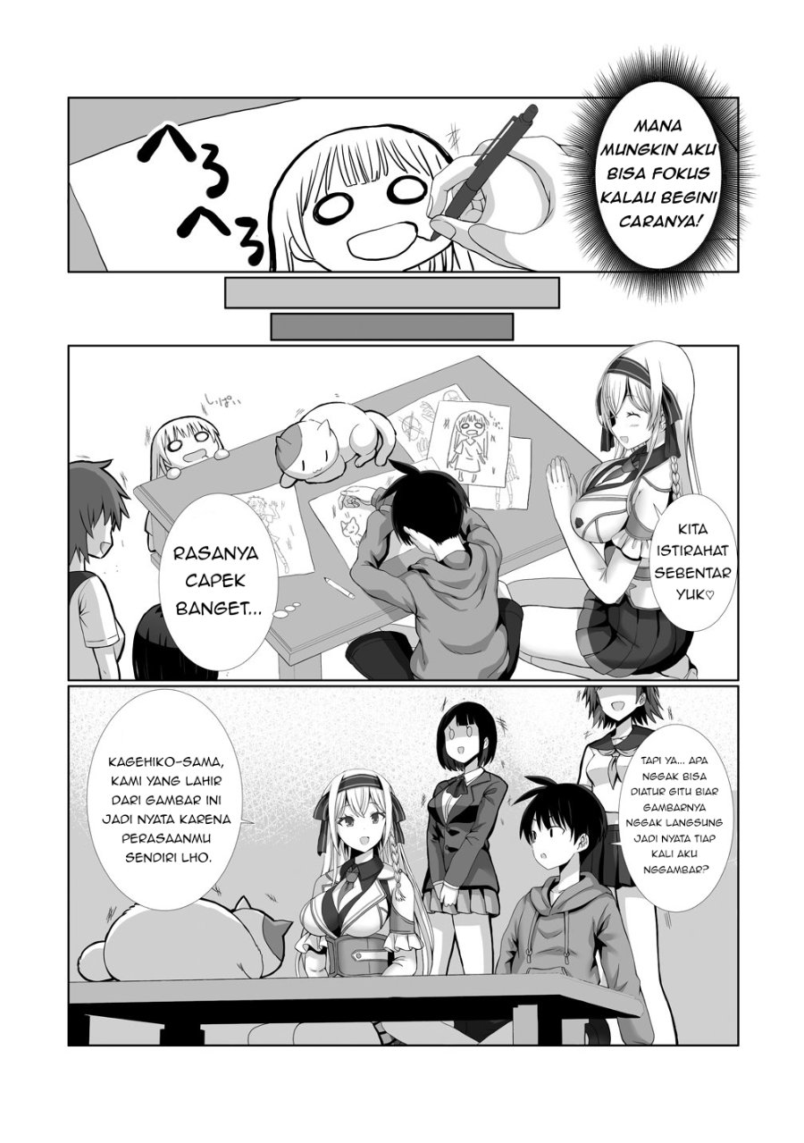 Baca Kaita Mono o Jittaika Suru Nouryoku de Motenai Ore ga Harem Seikatsu - Chapter 2 halaman 9