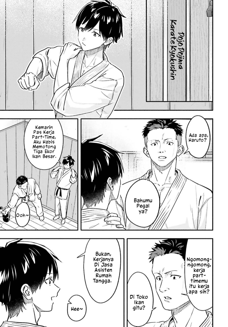 Kajidaikou no Arbeit wo Hajimetara Gakuen Ichi no Bishoujo no Kazoku ni Kiniirarechaimashita Chapter 12.1 - Page 12