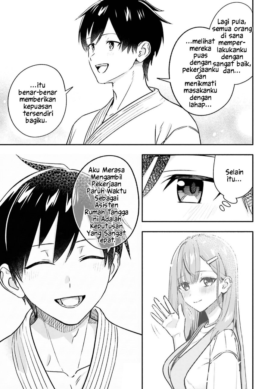 Kajidaikou no Arbeit wo Hajimetara Gakuen Ichi no Bishoujo no Kazoku ni Kiniirarechaimashita Chapter 12.1 - Page 18