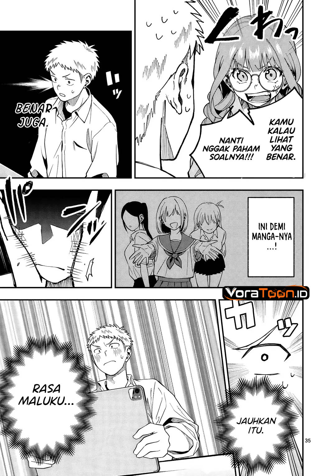 Kakushite Kisetsu wa Ao wo Shiru Chapter 1 - Page 35