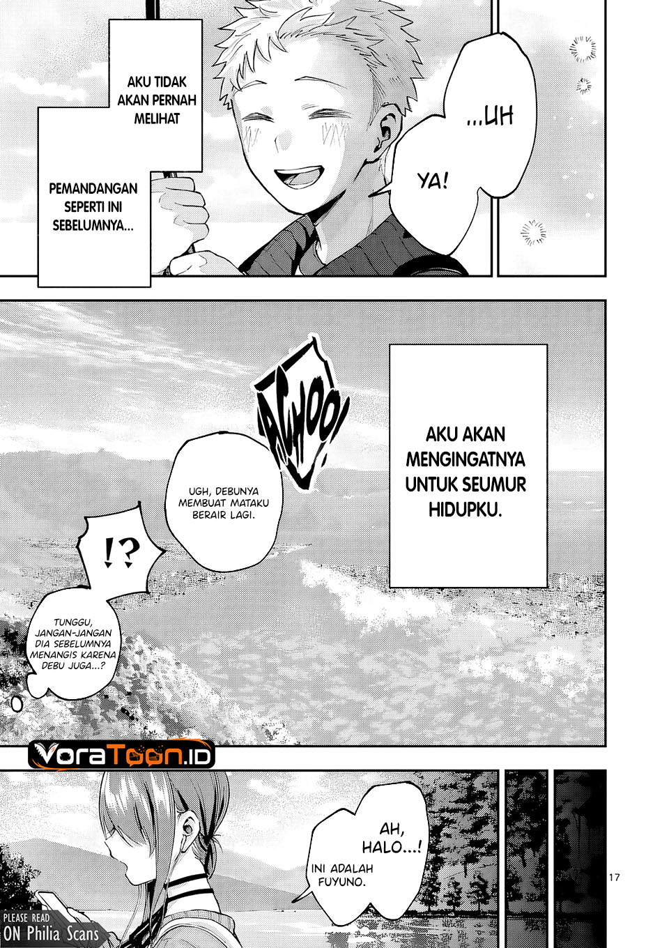 Kakushite Kisetsu wa Ao wo Shiru Chapter 8 - Page 17
