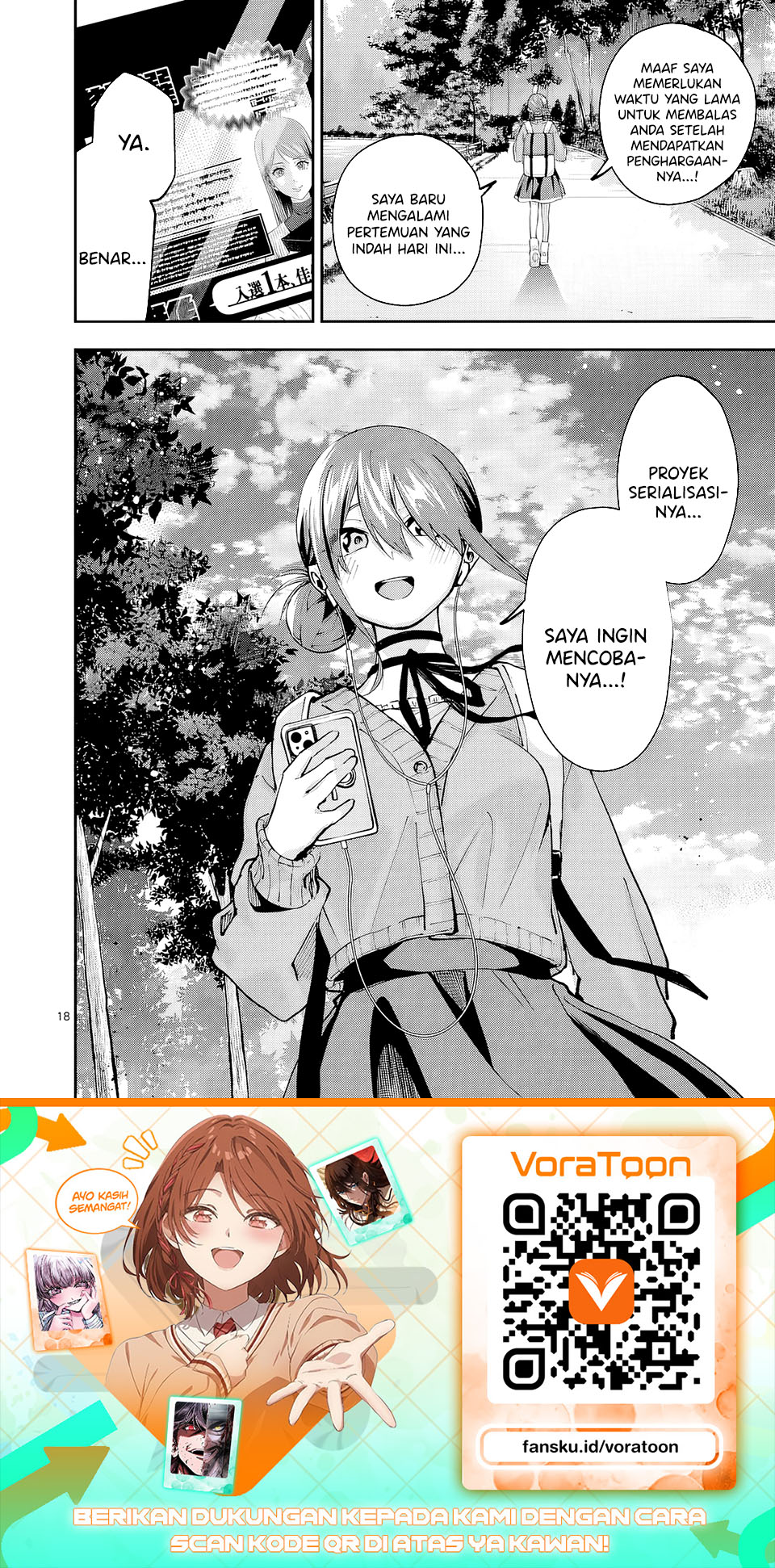 Kakushite Kisetsu wa Ao wo Shiru Chapter 8 - Page 18