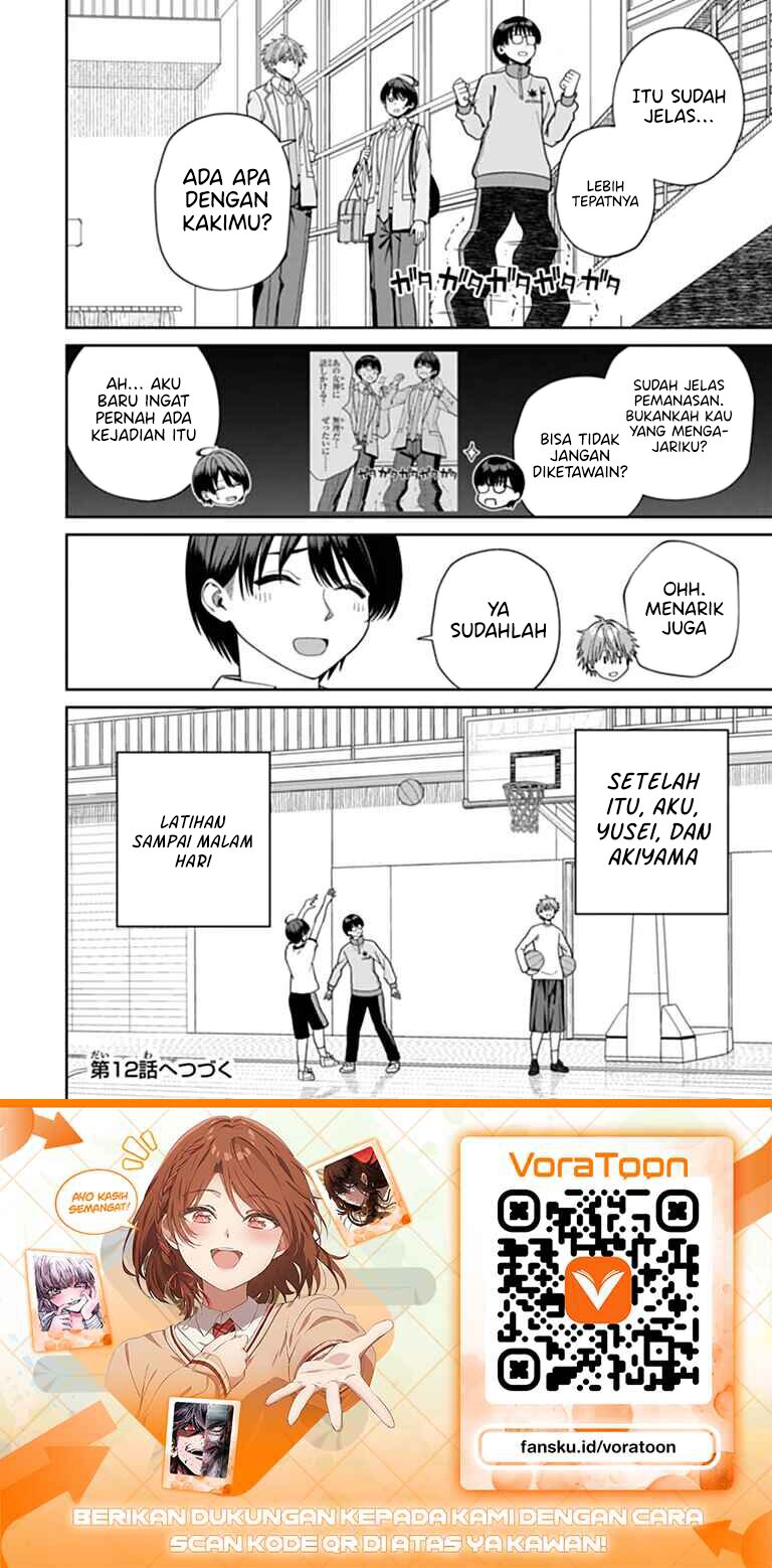 Kanojo ni shitai Joshi Ichii, no Tonari de Mitsuketa Amari-chan Chapter 11.2 - Page 12