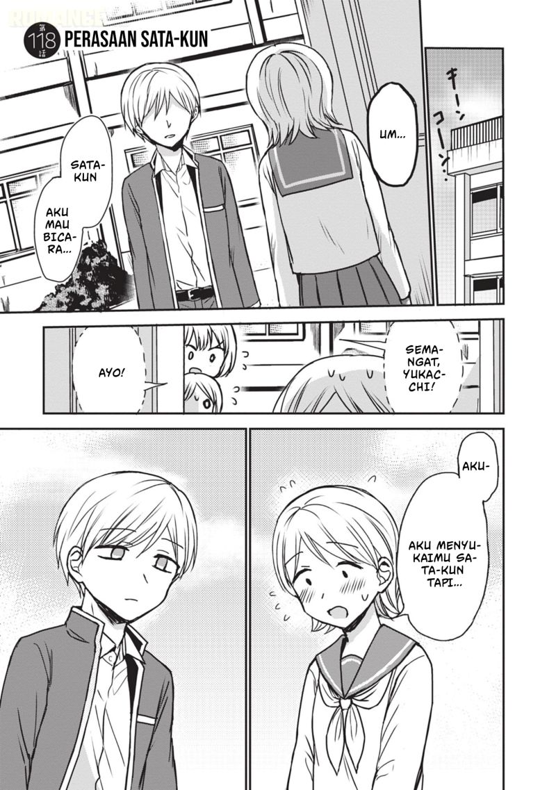 Baca Kao ni denai Kashiwada-san to Kao ni deru Ota-kun - Chapter 118 halaman 2