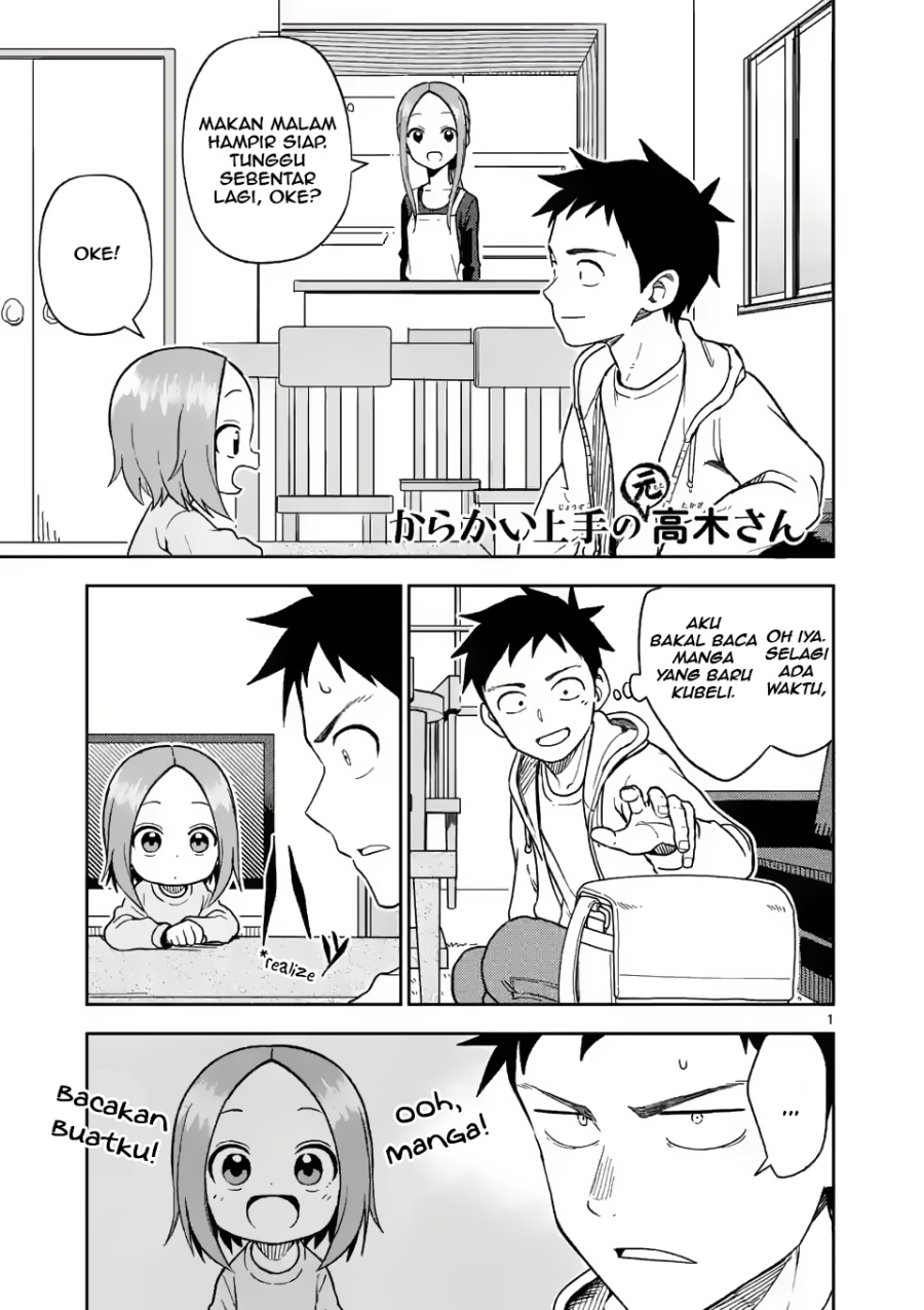 Baca Karakai Jouzu no (Moto) Takagi-san - Chapter 168 halaman 1