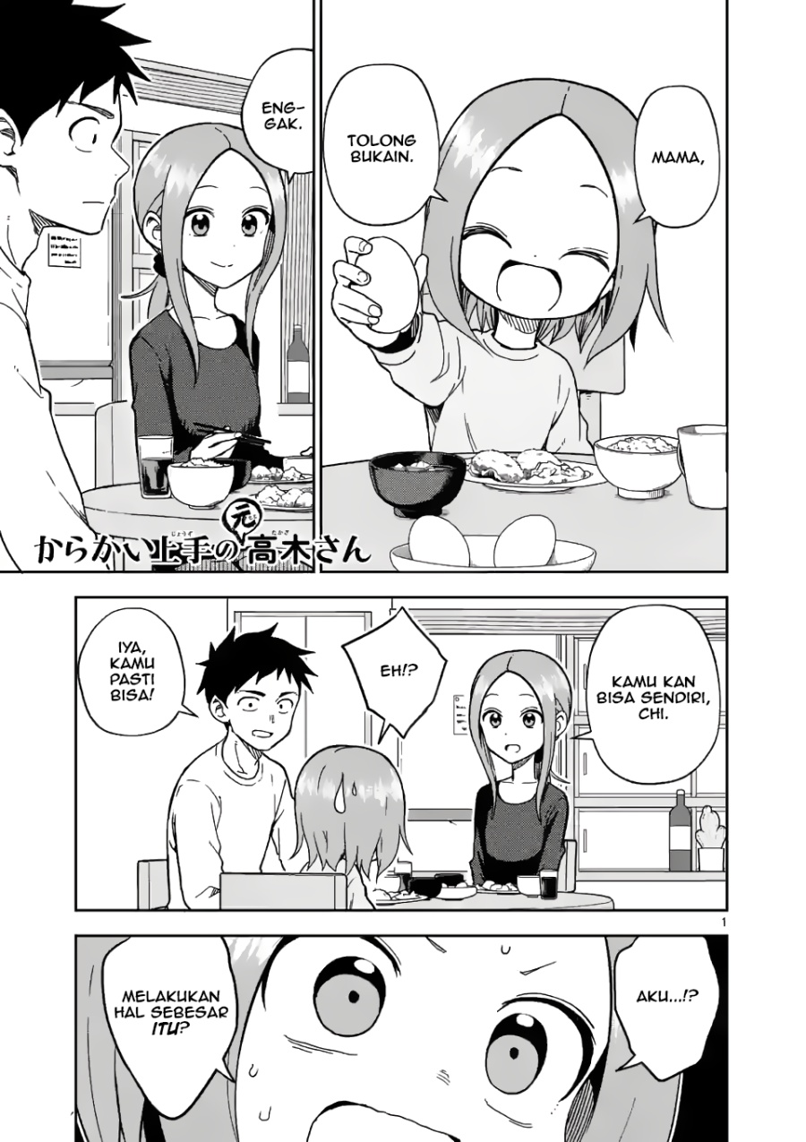 Baca Karakai Jouzu no (Moto) Takagi-san - Chapter 174 halaman 1