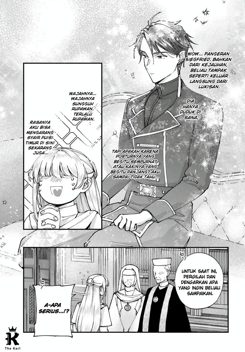 Baca Karisome Seijo wa Kyou mo Otaishi (Oshi) ni Kyuukon Sareru Watashi to no Kekkon wa [Kaishaku Chigai] Nano de Okotowarishimasu! - Chapter 2 halaman 6