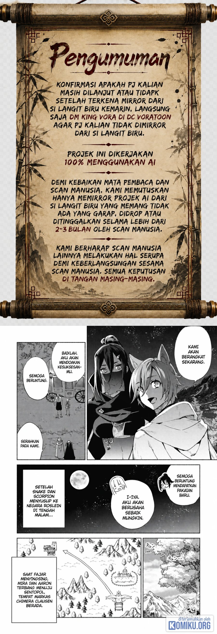 Kenja no Deshi wo Nanoru Kenja Chapter 69 - Page 1