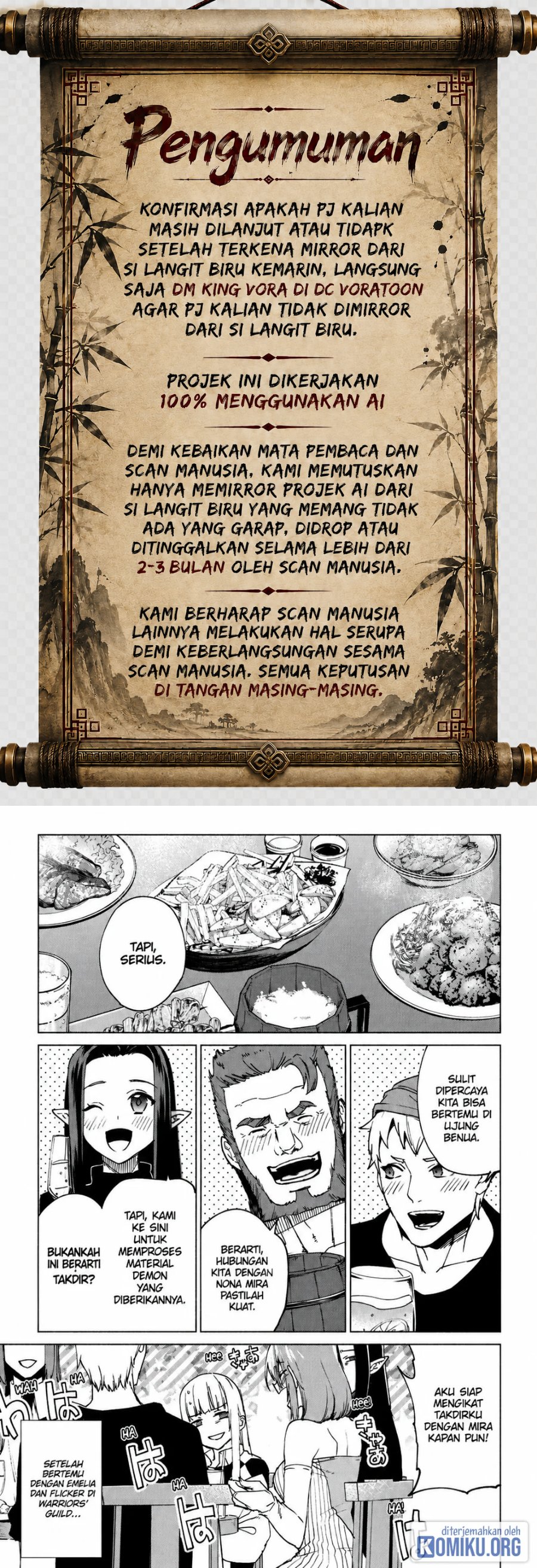 Kenja no Deshi wo Nanoru Kenja Chapter 70 - Page 1