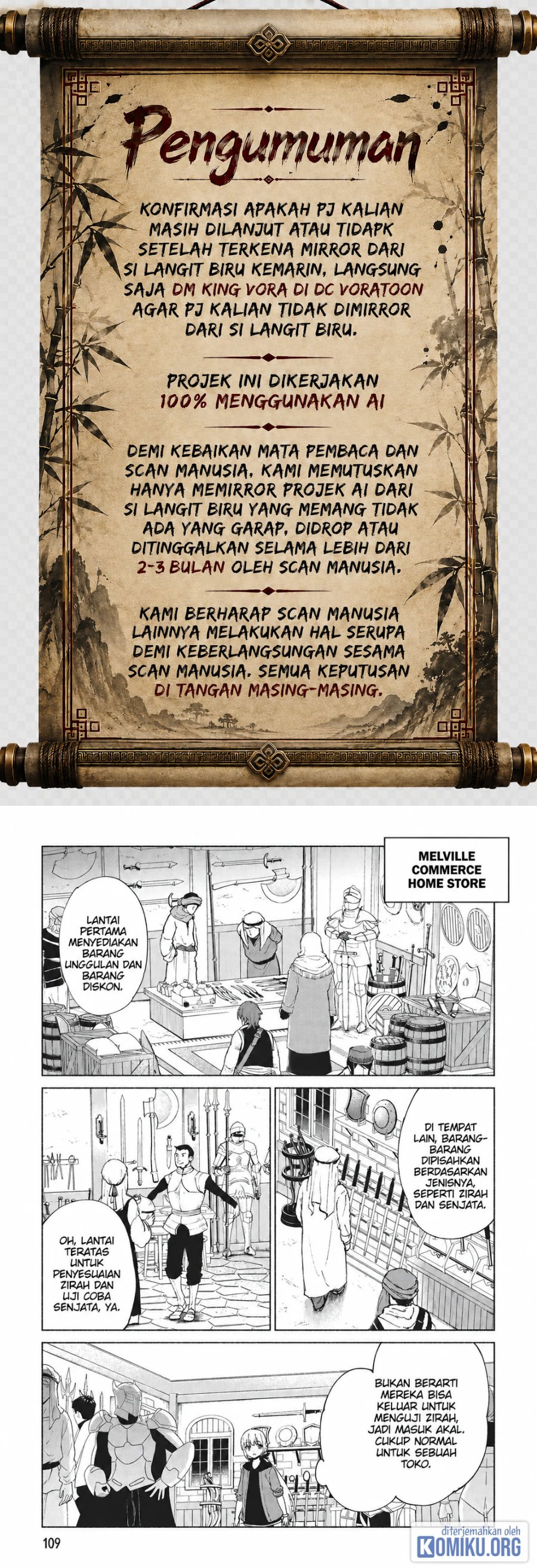 Kenja no Deshi wo Nanoru Kenja Chapter 72 - Page 1