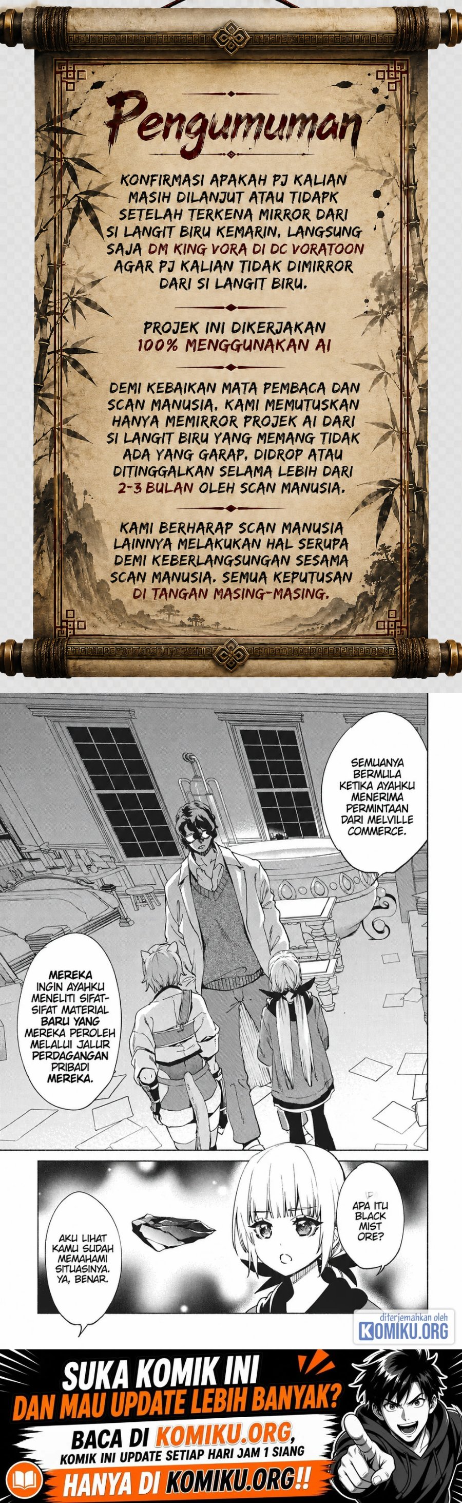 Kenja no Deshi wo Nanoru Kenja Chapter 76 - Page 1