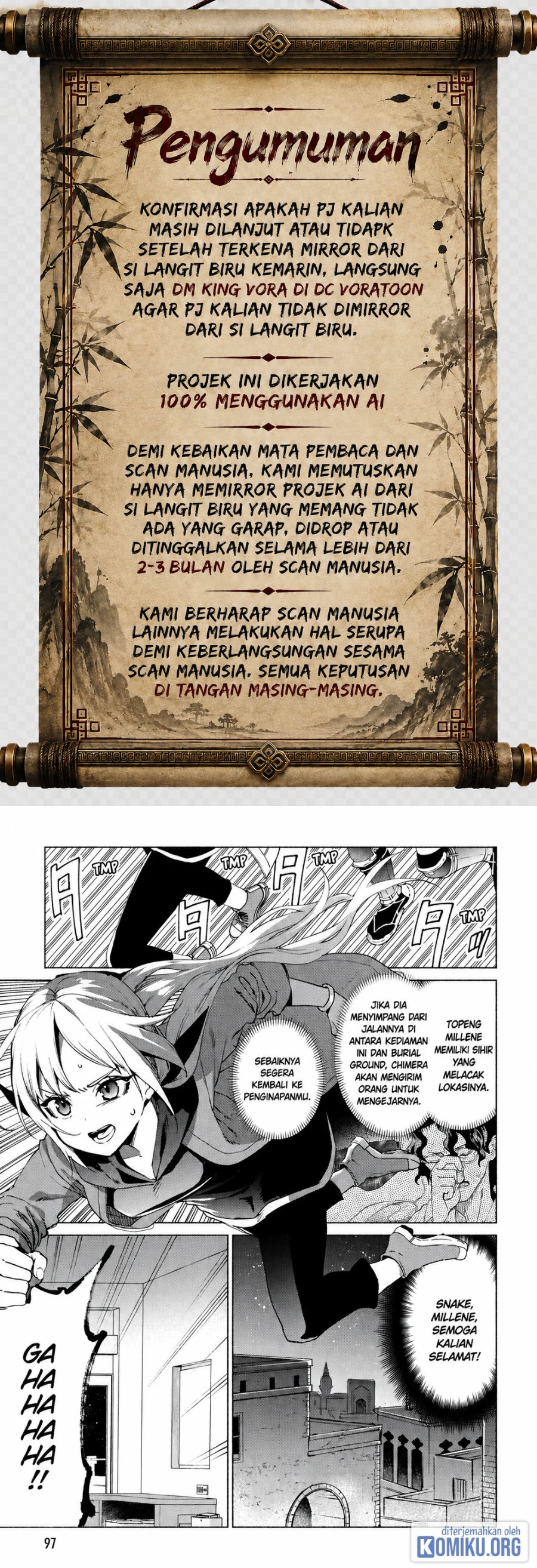 Kenja no Deshi wo Nanoru Kenja Chapter 77 - Page 1