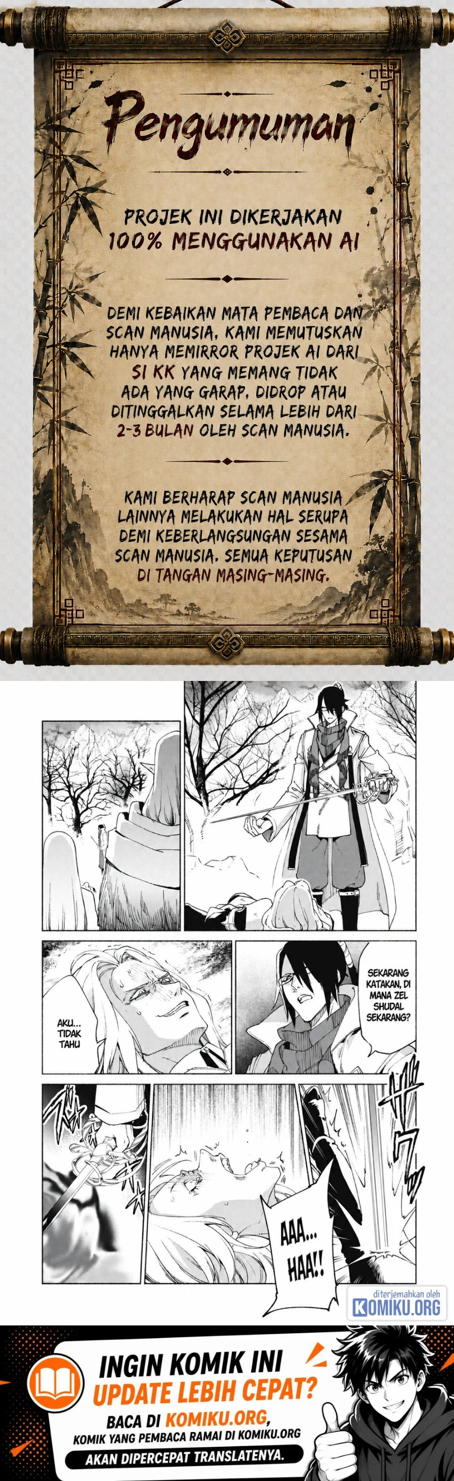 Kenja no Deshi wo Nanoru Kenja Chapter 83 - Page 1