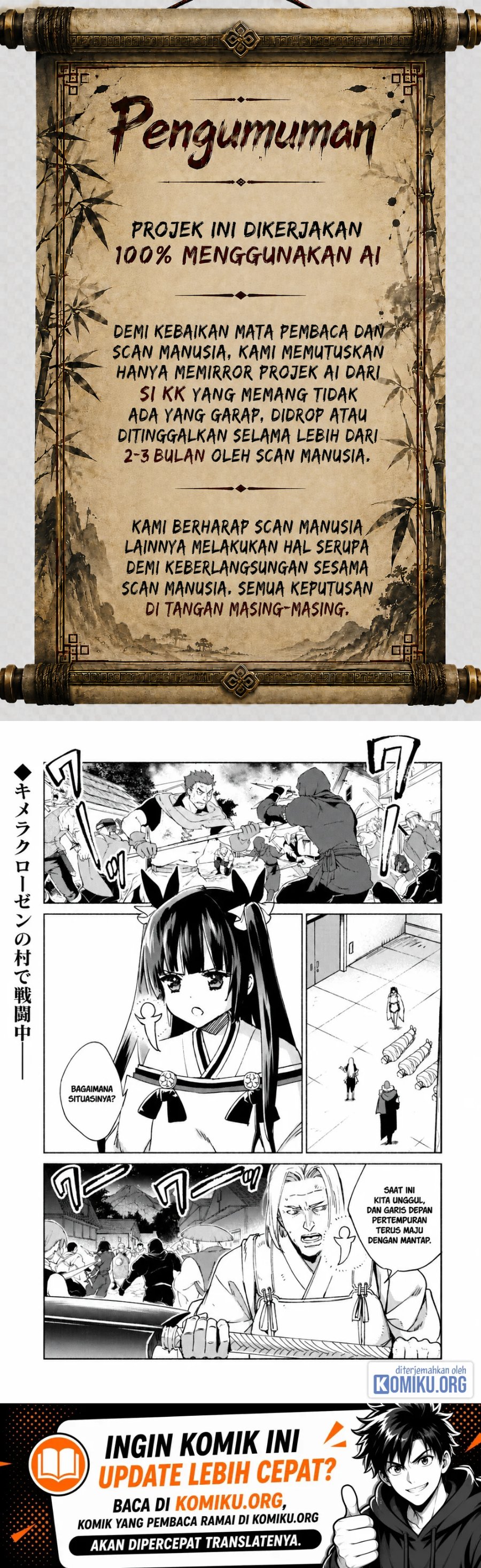 Kenja no Deshi wo Nanoru Kenja Chapter 89 - Page 1