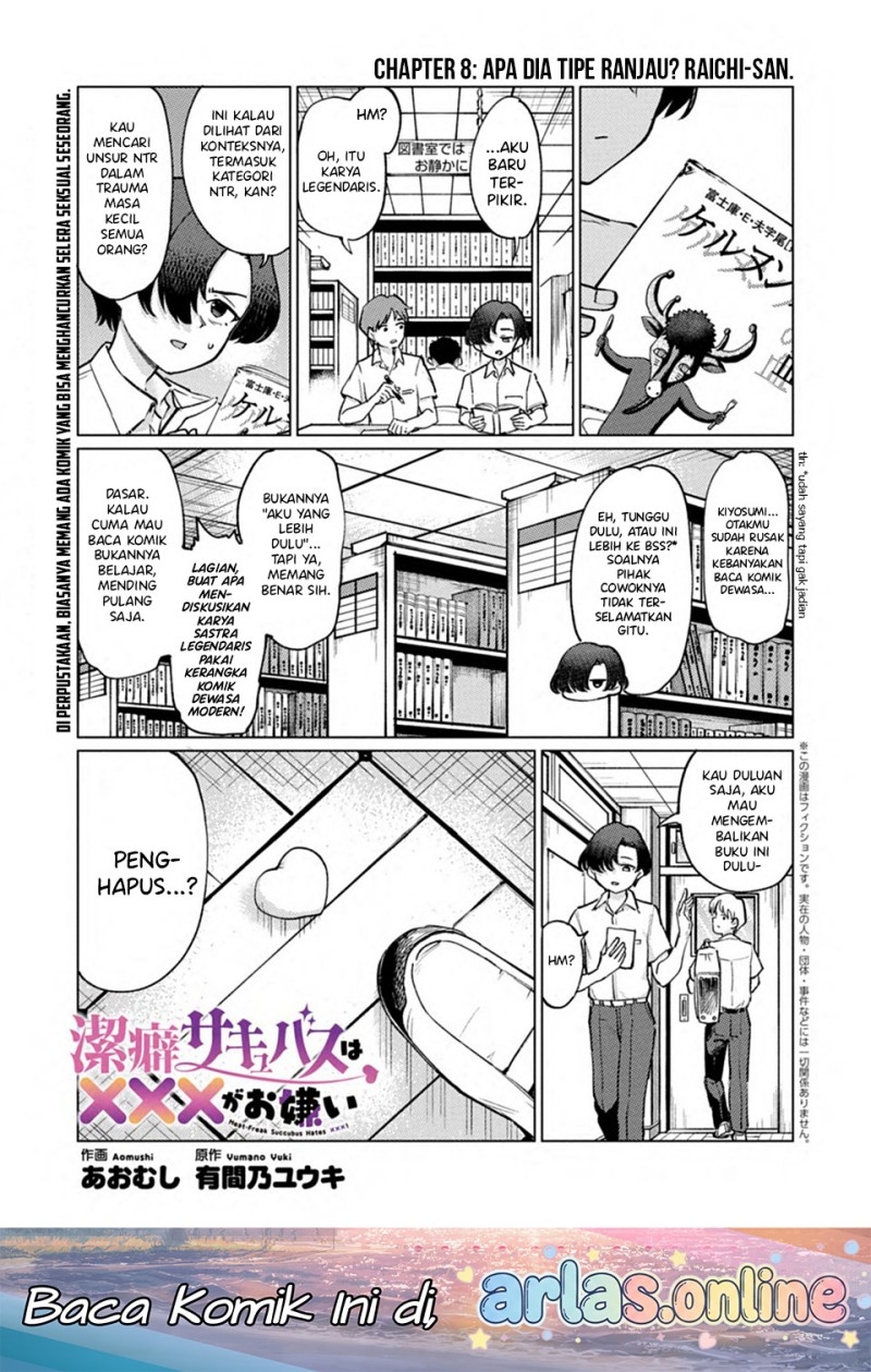 Baca Keppeki sakyubasu wa xxx ga o kirai! - Chapter 8 halaman 2