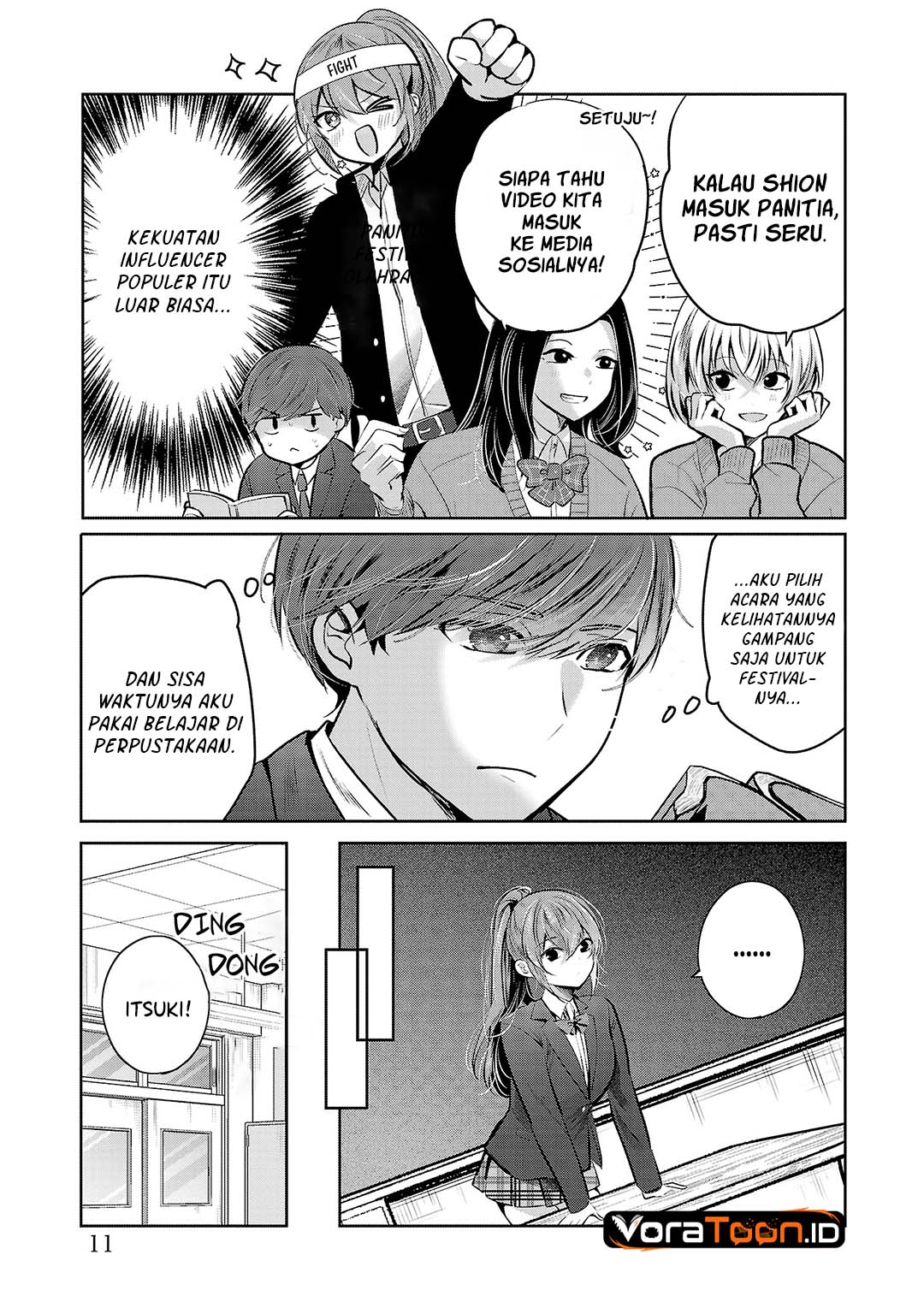 Kimi ni Koisuru Sanshimai Chapter 35 - Page 9