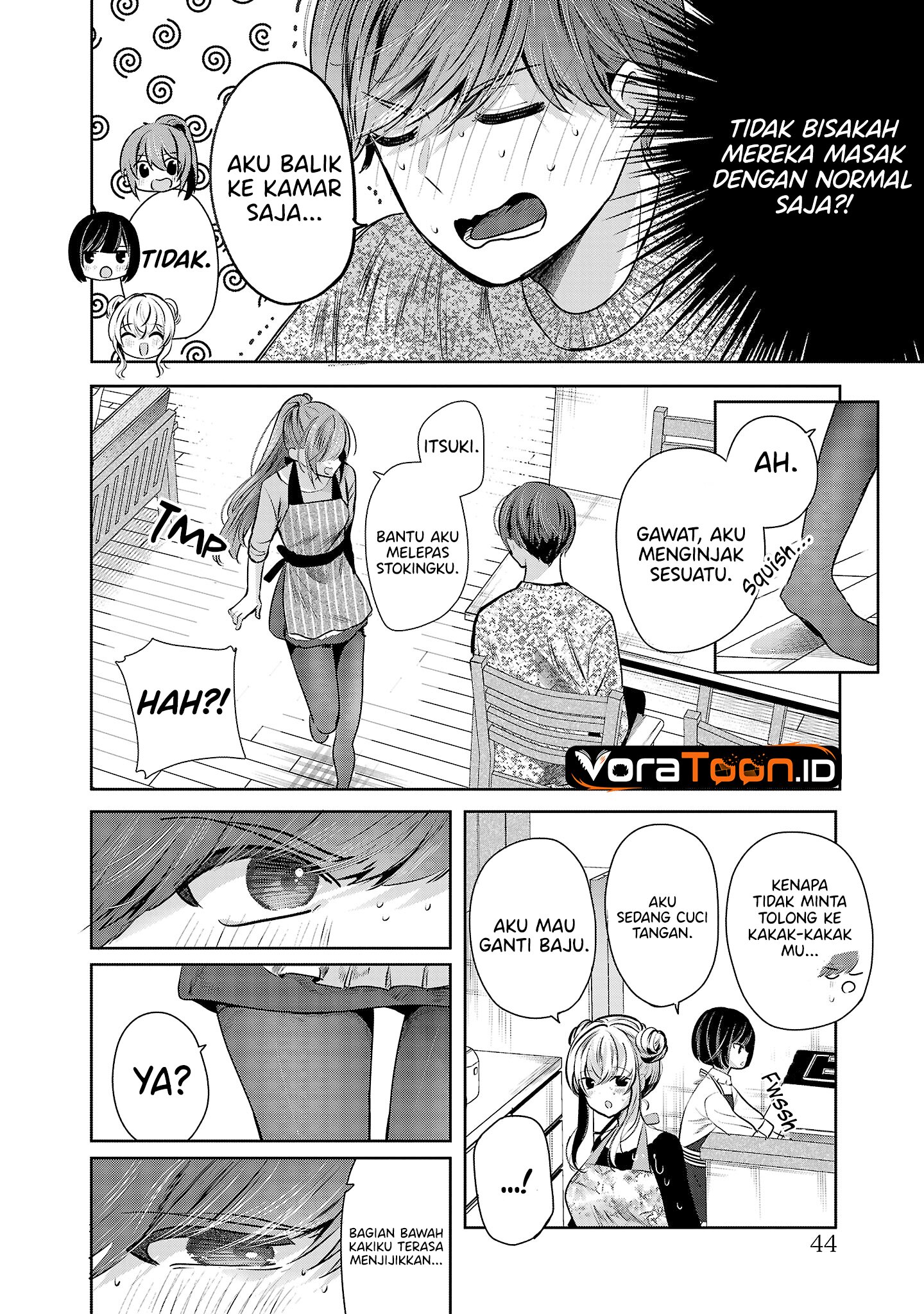 Baca Kimi ni Koisuru Sanshimai Chapter 36 Bahasa Indonesia page 32