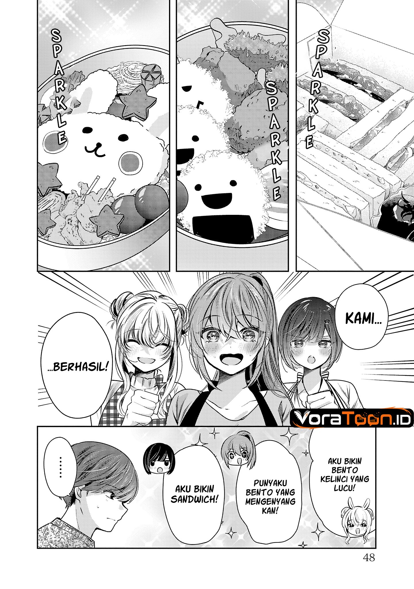 Baca Kimi ni Koisuru Sanshimai Chapter 36 Bahasa Indonesia page 40