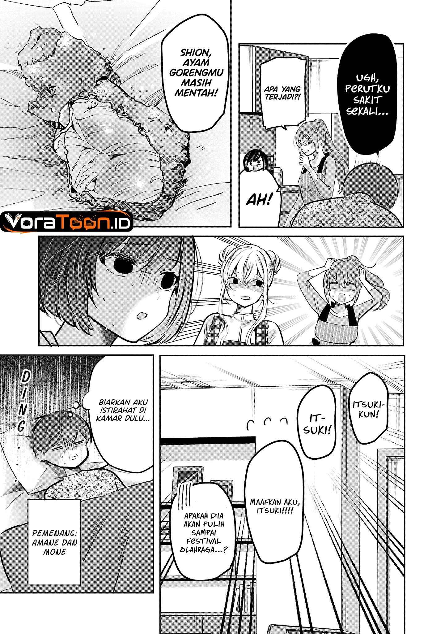 Baca Kimi ni Koisuru Sanshimai Chapter 36 Bahasa Indonesia page 48