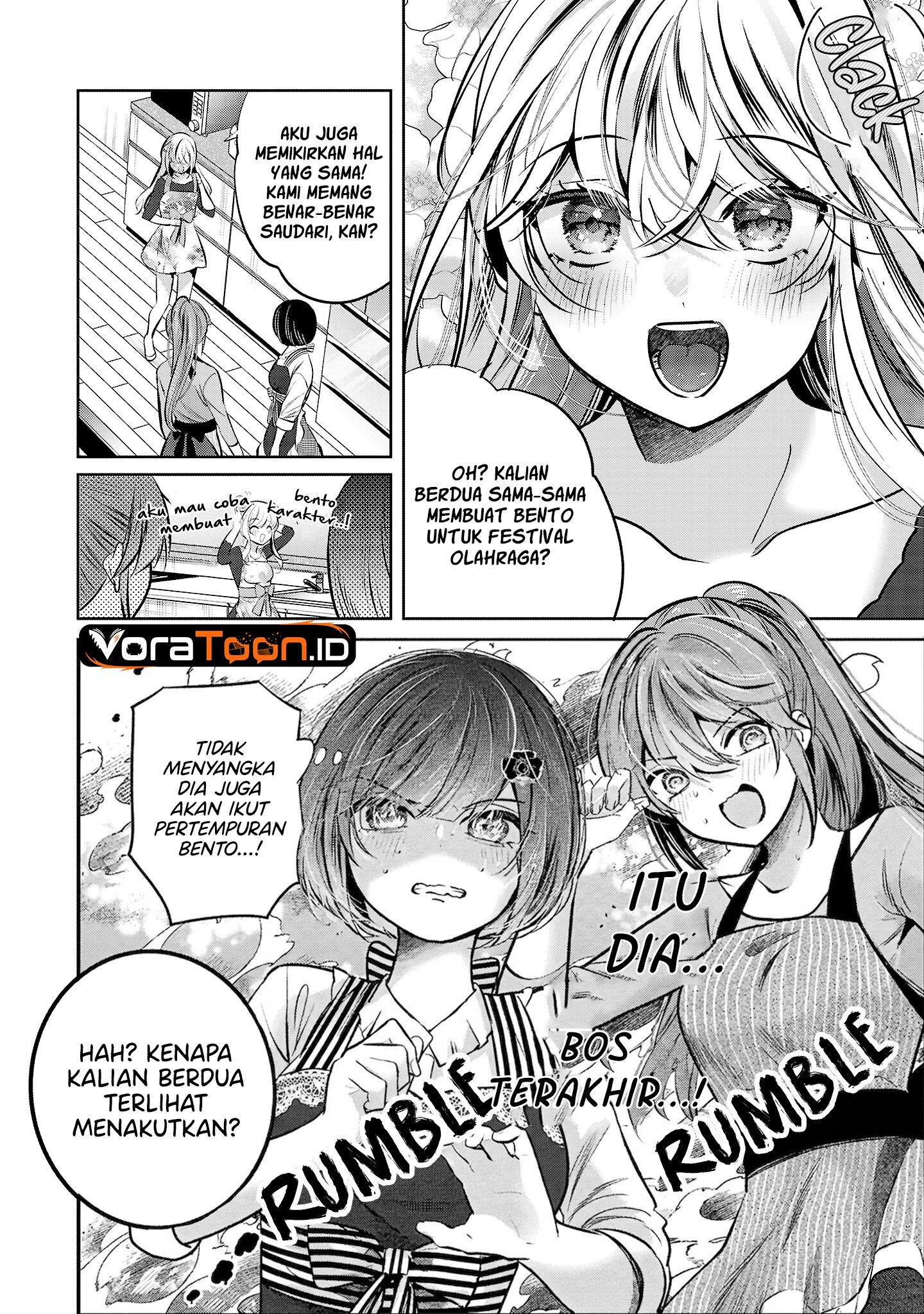 Baca Kimi ni Koisuru Sanshimai Chapter 36 Bahasa Indonesia page 14