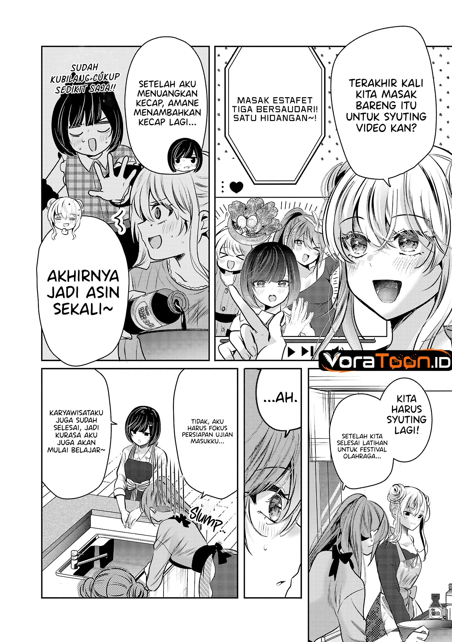 Baca Kimi ni Koisuru Sanshimai Chapter 36 Bahasa Indonesia page 18