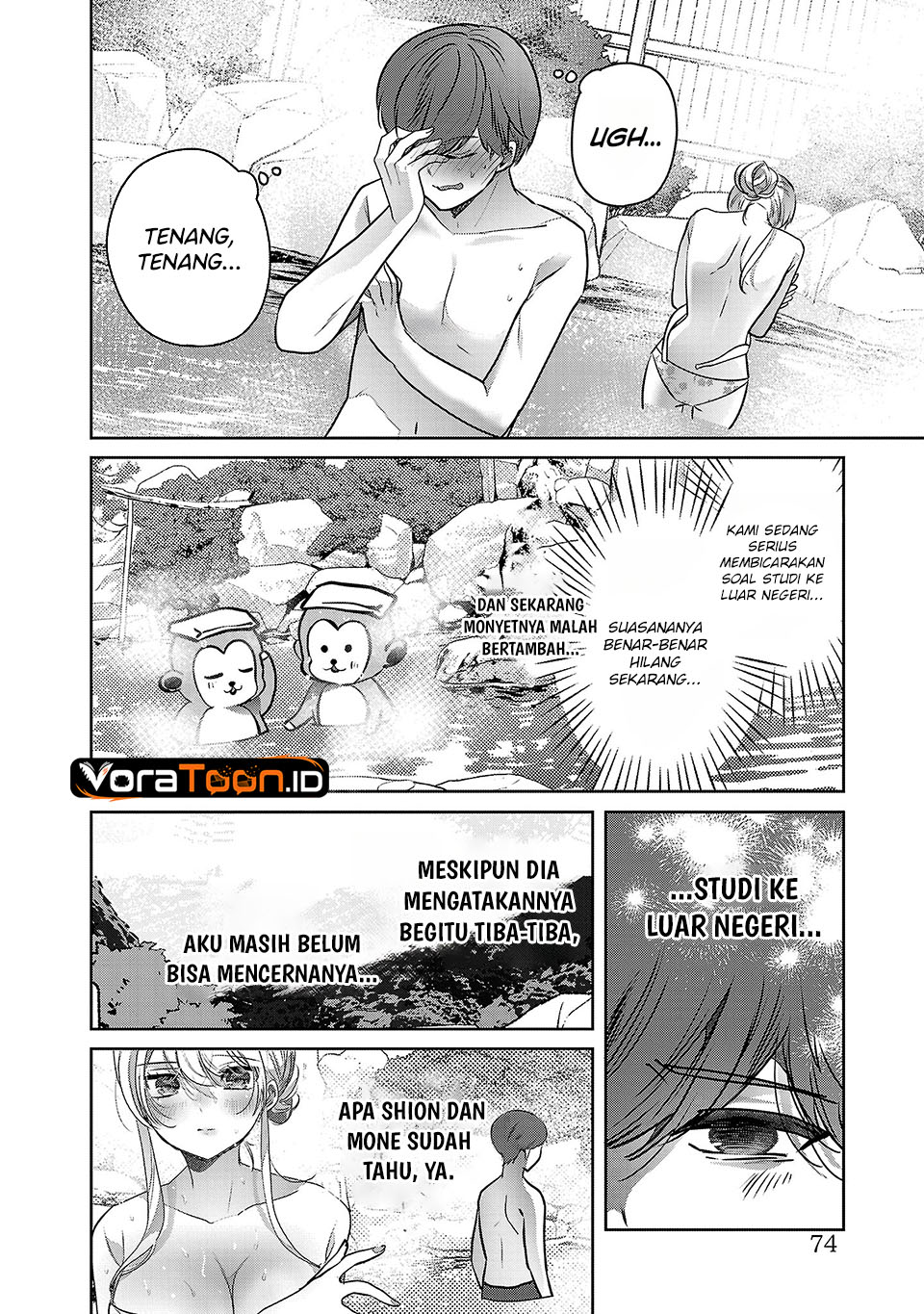 Baca Kimi ni Koisuru Sanshimai Chapter 44 Bahasa Indonesia page 38
