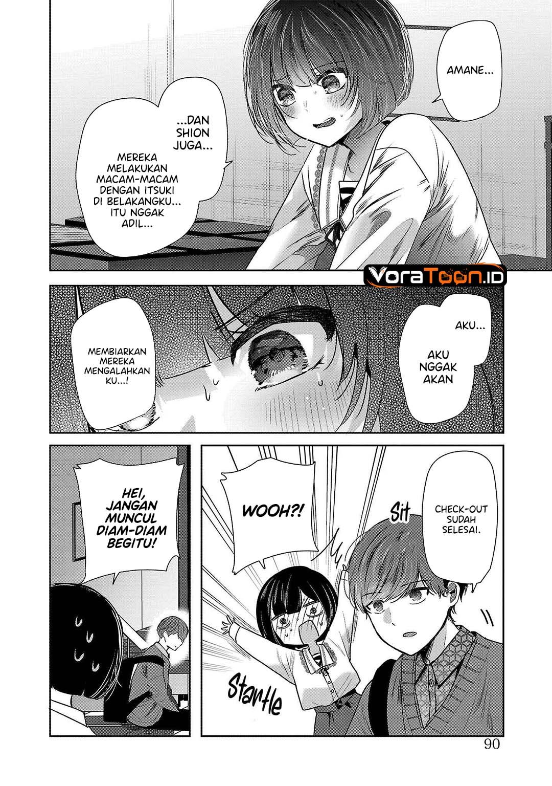 Baca Kimi ni Koisuru Sanshimai Chapter 45 Bahasa Indonesia page 18