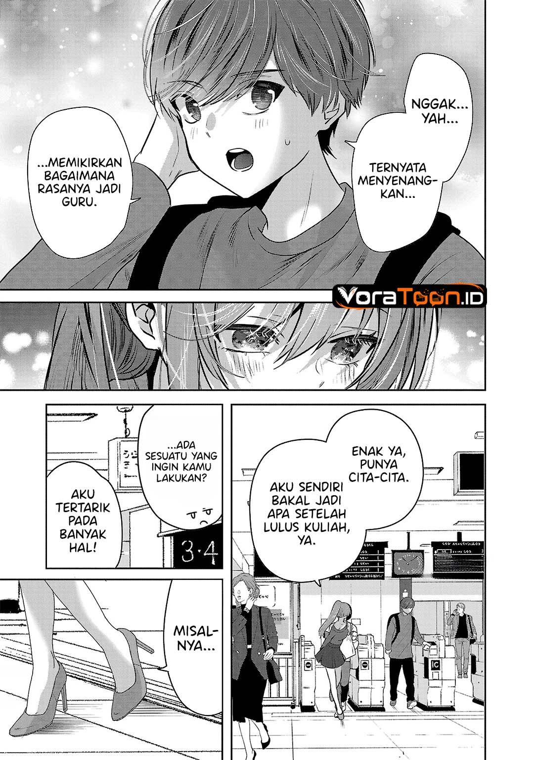 Baca Kimi ni Koisuru Sanshimai Chapter 48 Bahasa Indonesia page 16