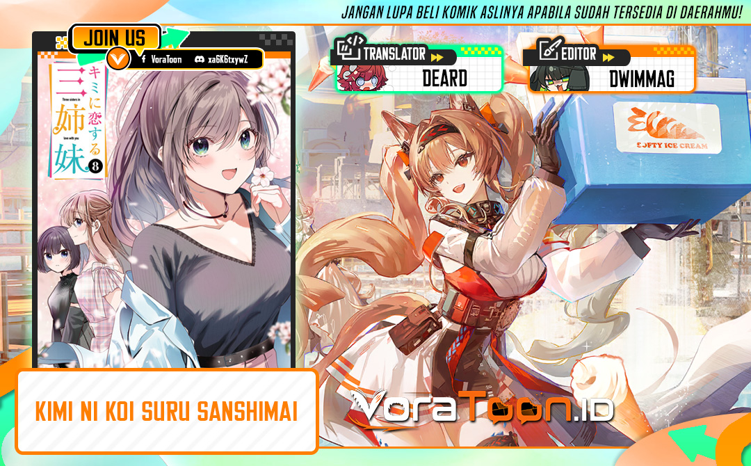 Baca Kimi ni Koisuru Sanshimai Chapter 50 Bahasa Indonesia page 6