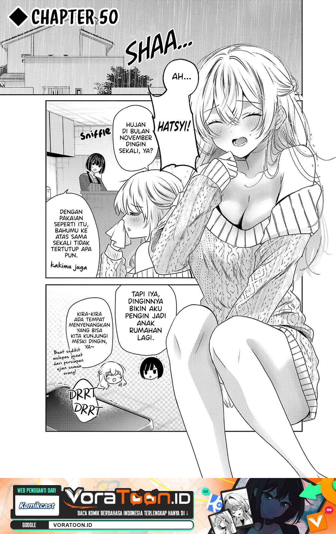 Baca Kimi ni Koisuru Sanshimai Chapter 50 Bahasa Indonesia page 8