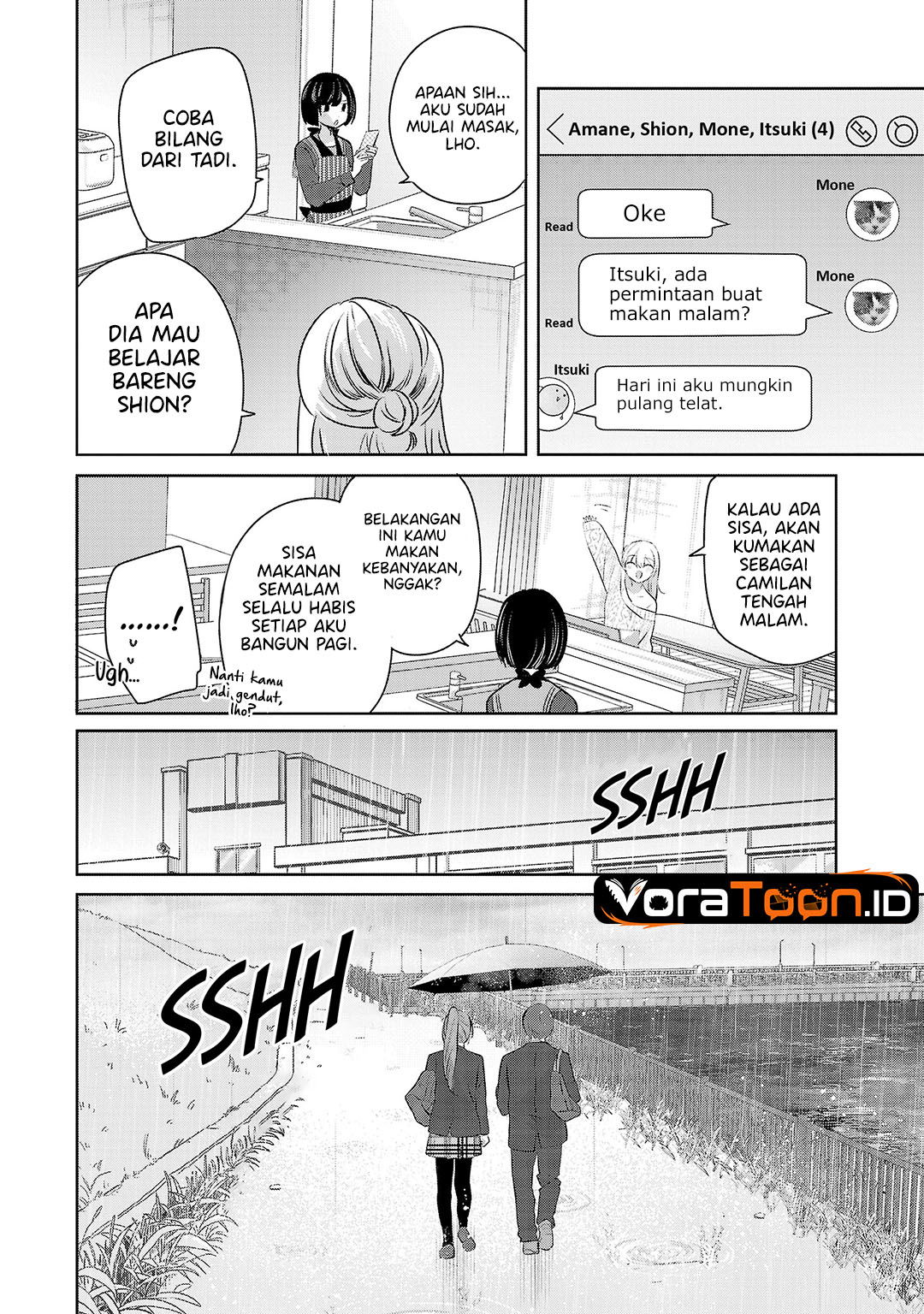 Baca Kimi ni Koisuru Sanshimai Chapter 50 Bahasa Indonesia page 10