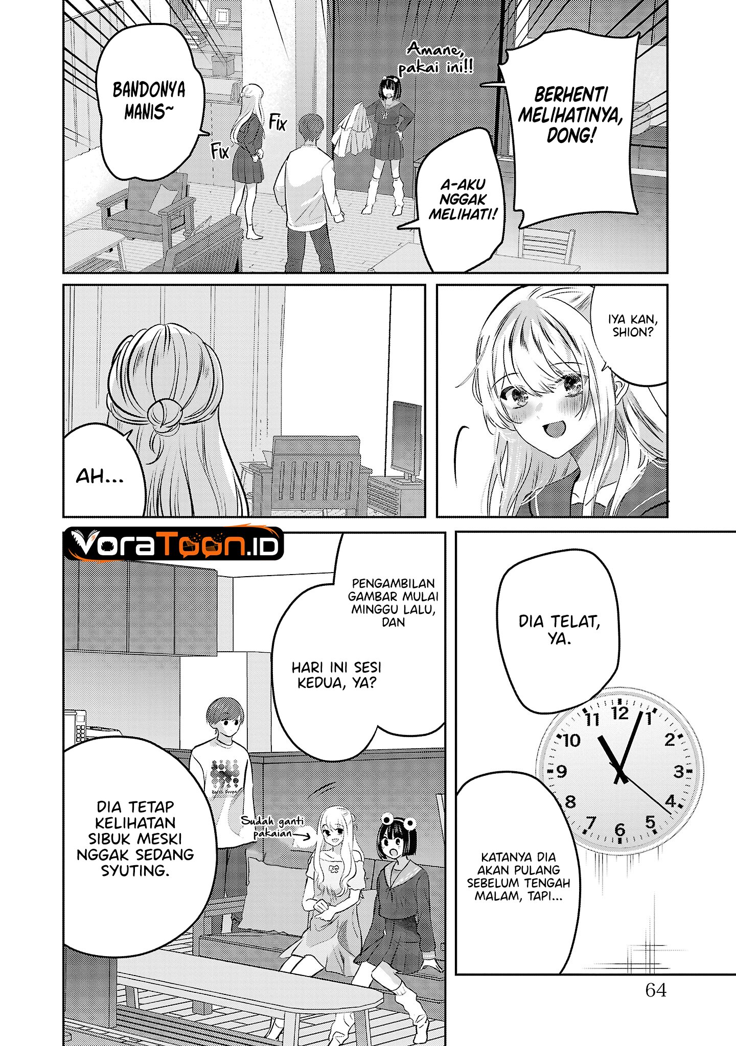 Baca Kimi ni Koisuru Sanshimai Chapter 52 Bahasa Indonesia page 18
