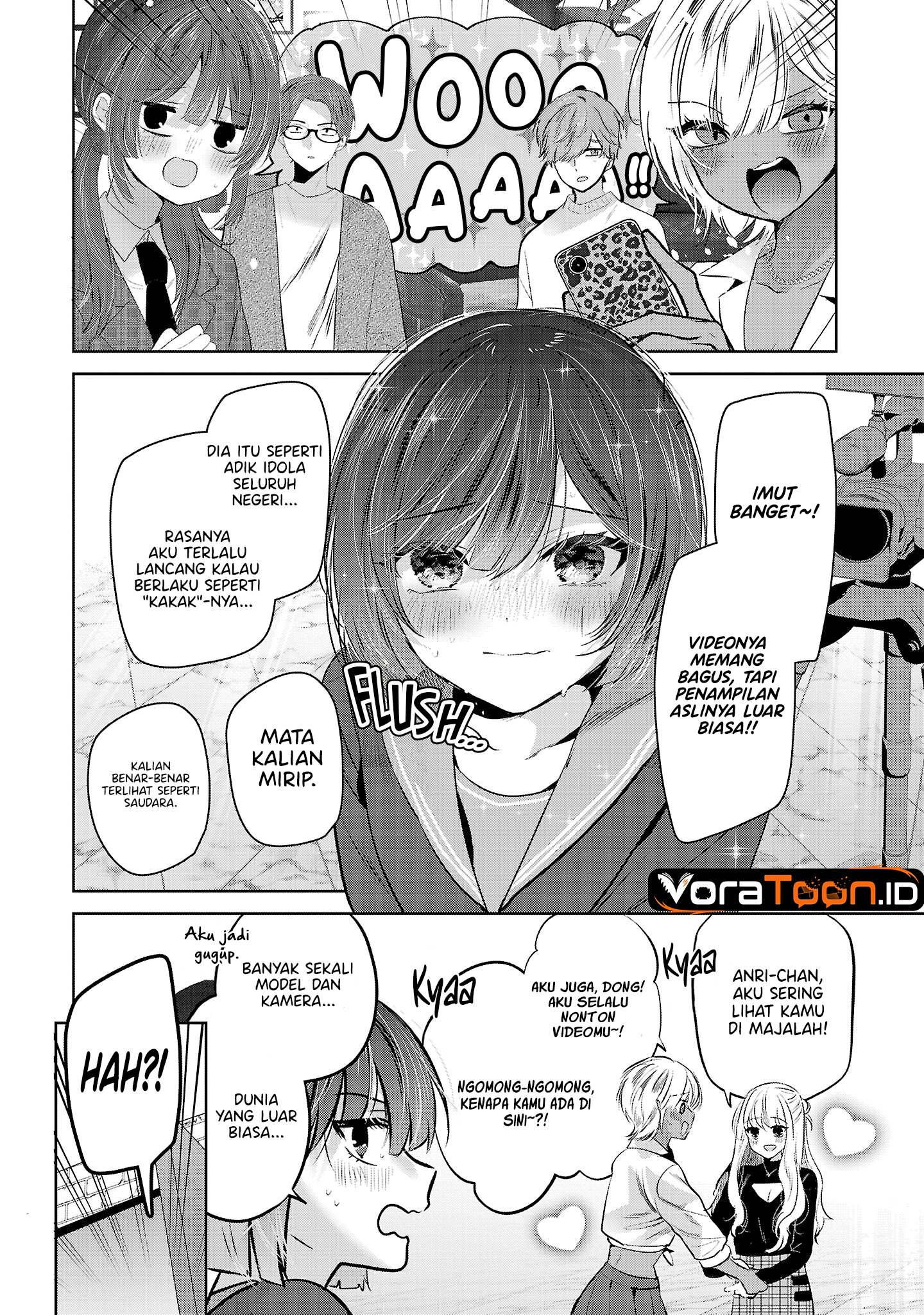 Baca Kimi ni Koisuru Sanshimai Chapter 54 Bahasa Indonesia page 10