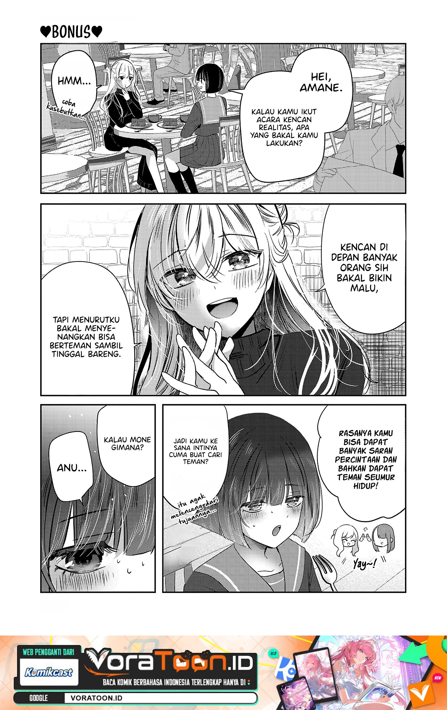 Baca Kimi ni Koisuru Sanshimai Chapter 56.5 Bahasa Indonesia page 6