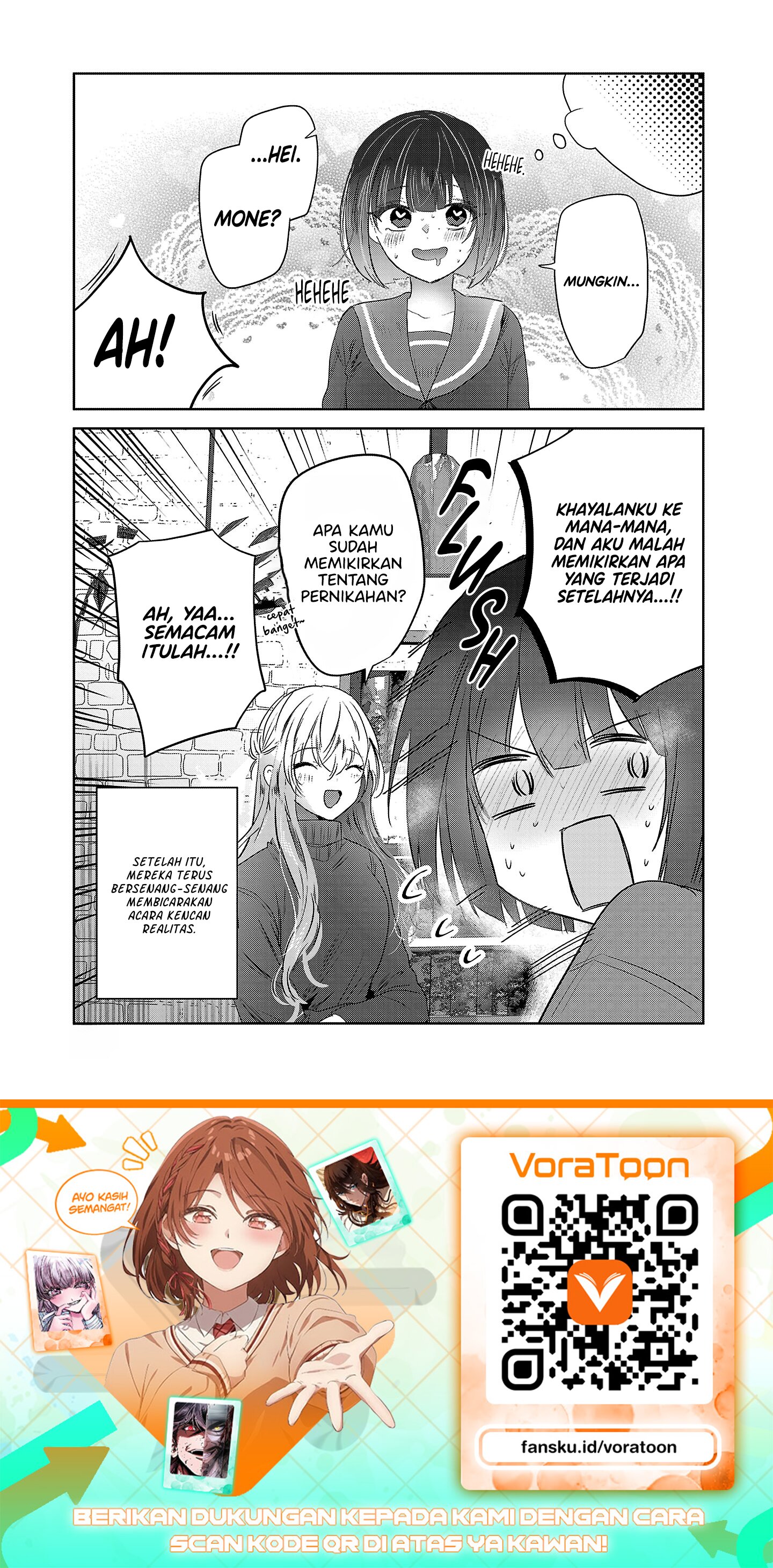 Baca Kimi ni Koisuru Sanshimai Chapter 56.5 Bahasa Indonesia page 14