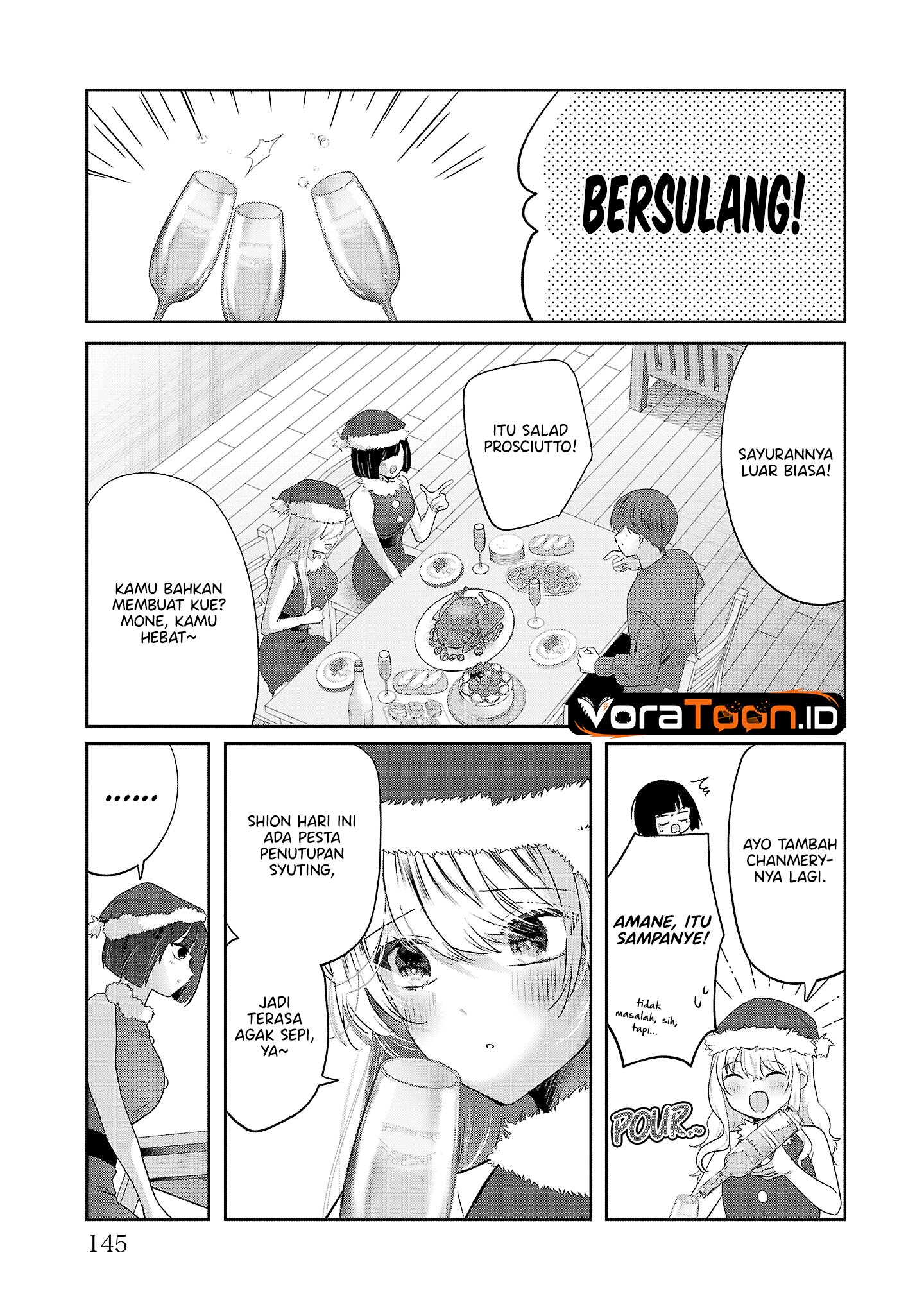 Baca Kimi ni Koisuru Sanshimai Chapter 56 Bahasa Indonesia page 28