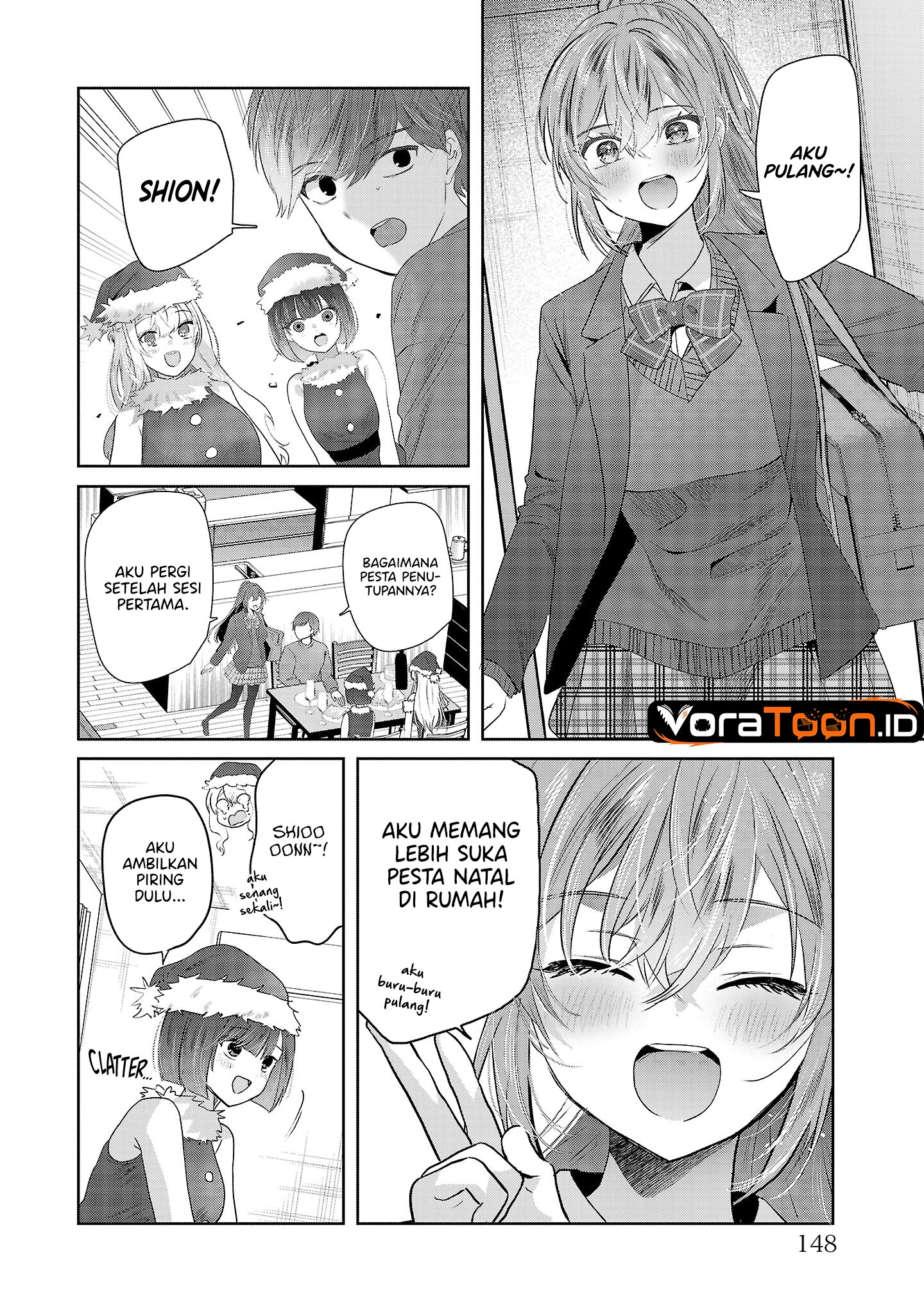 Baca Kimi ni Koisuru Sanshimai Chapter 56 Bahasa Indonesia page 34