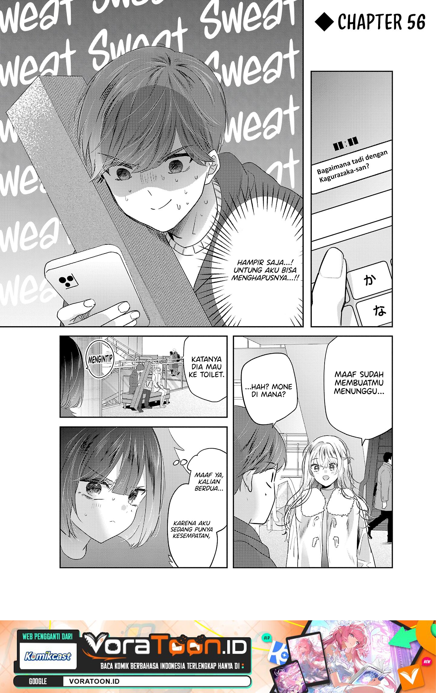 Baca Kimi ni Koisuru Sanshimai Chapter 56 Bahasa Indonesia page 8